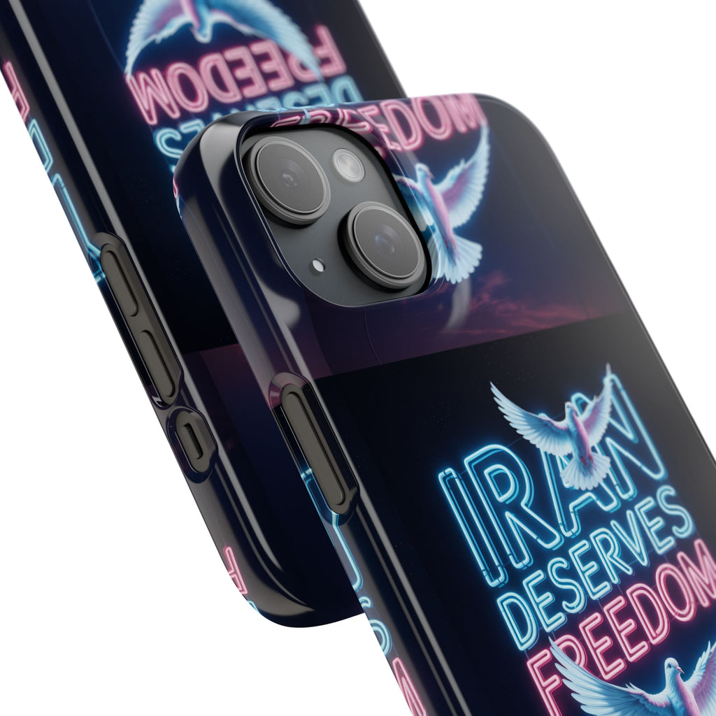 "Iran Deserves Freedom" Phone cases- For all models