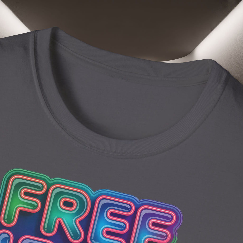 Free Iran T-Shirt — Neon Style, Premium Quality