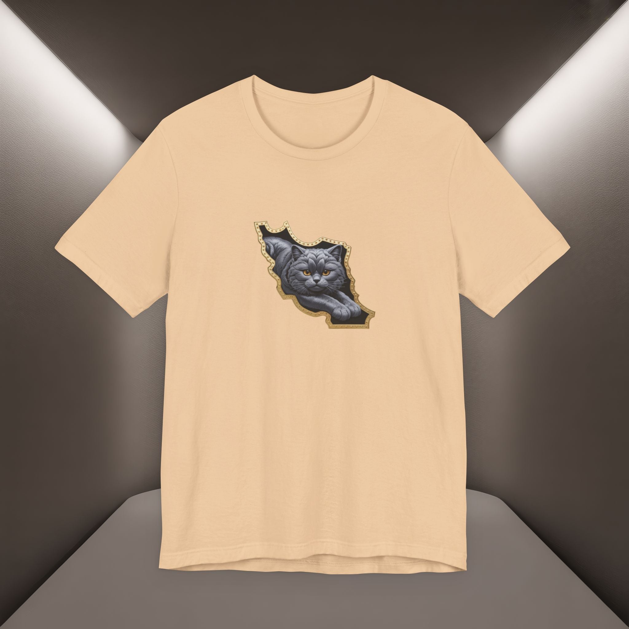 Persian Cat in a Persian Map Graphic design- unisex T-shirt- Premium quality