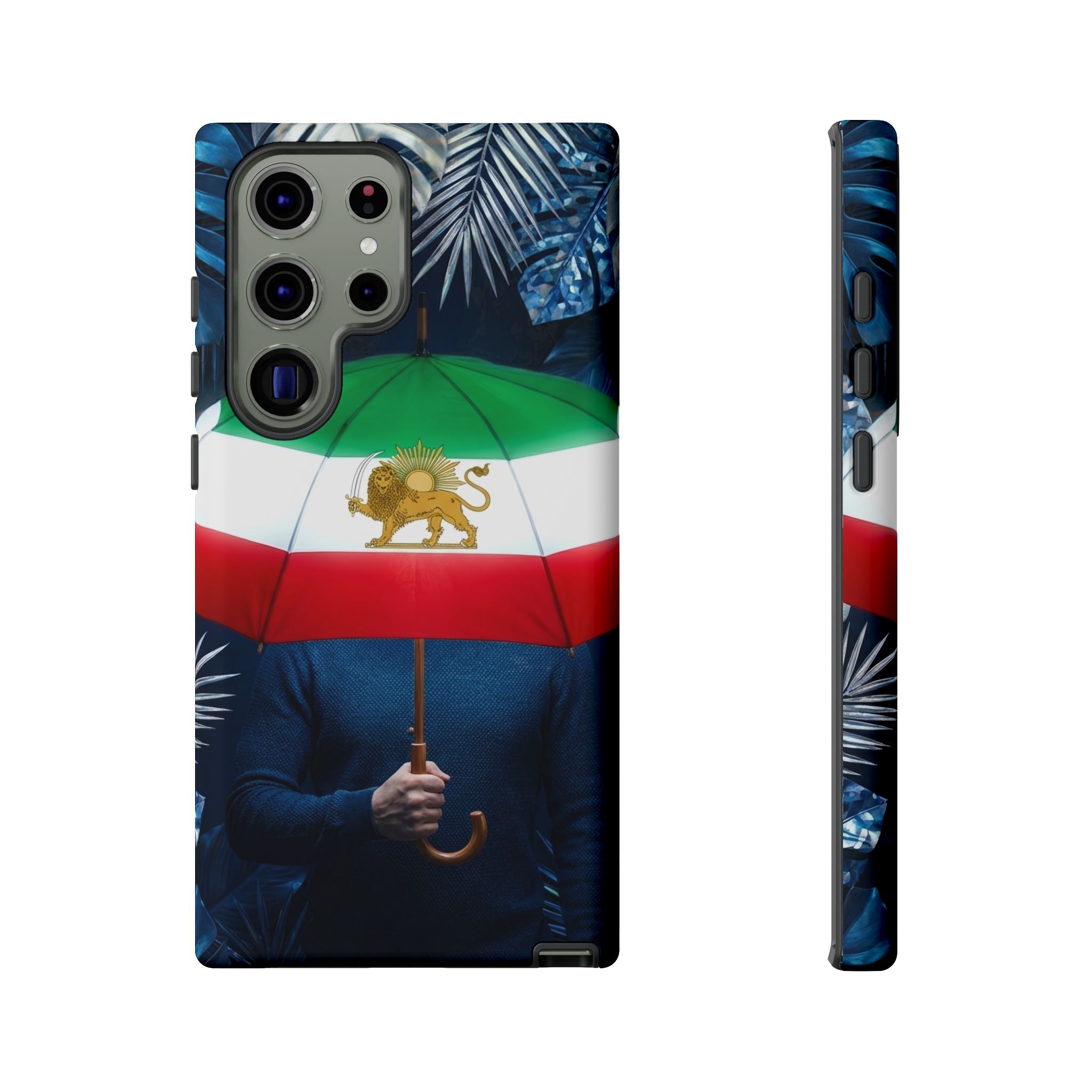 Iran Flag umbrella design phone Case
