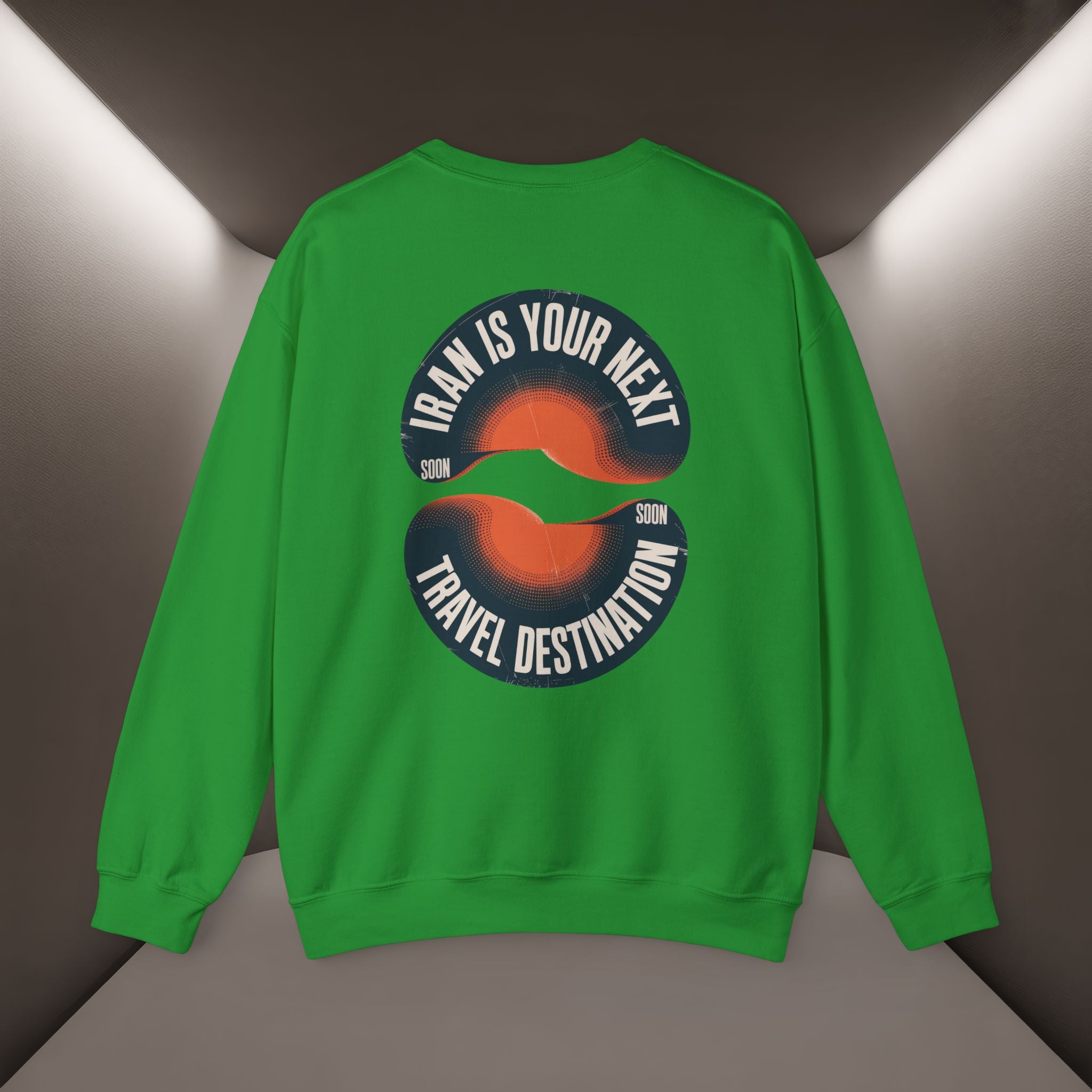 "Iran is your Next Travel Destination" Soon Sweatshirt " Javid Shah Design