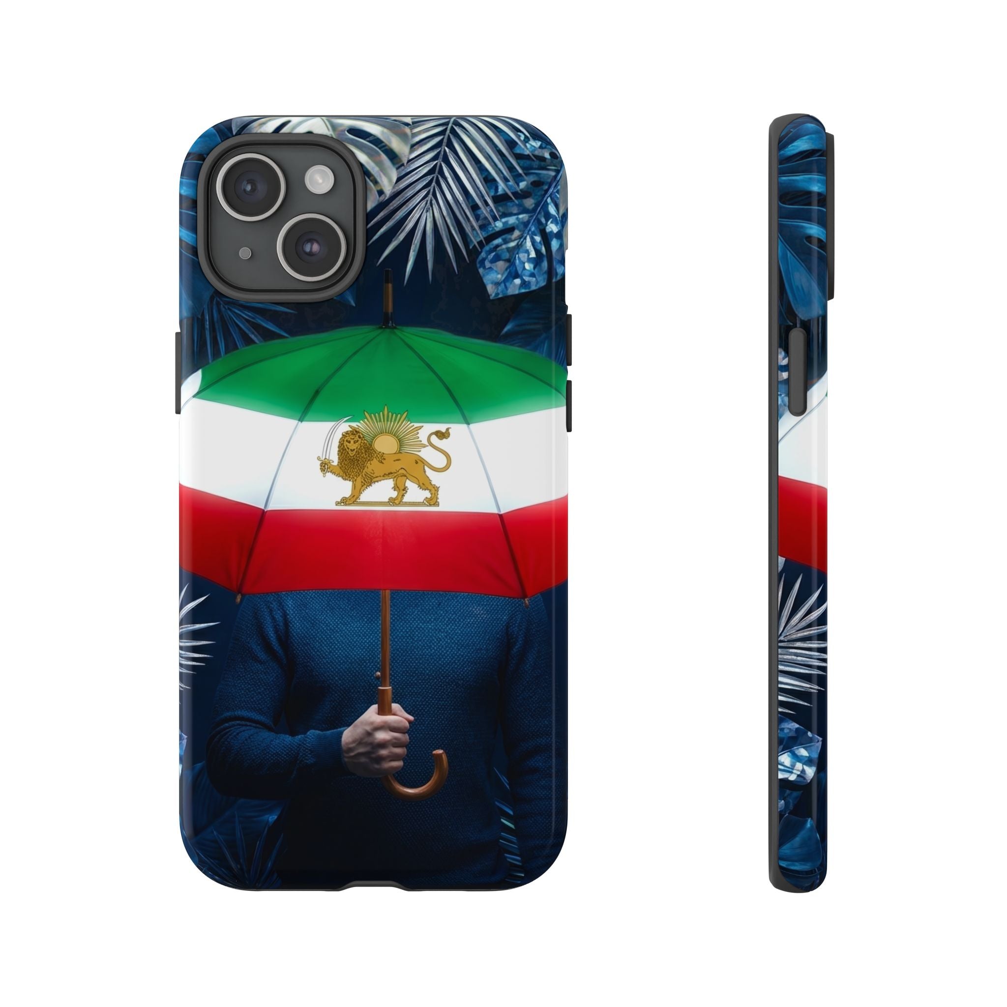 Iran Flag umbrella design phone Case