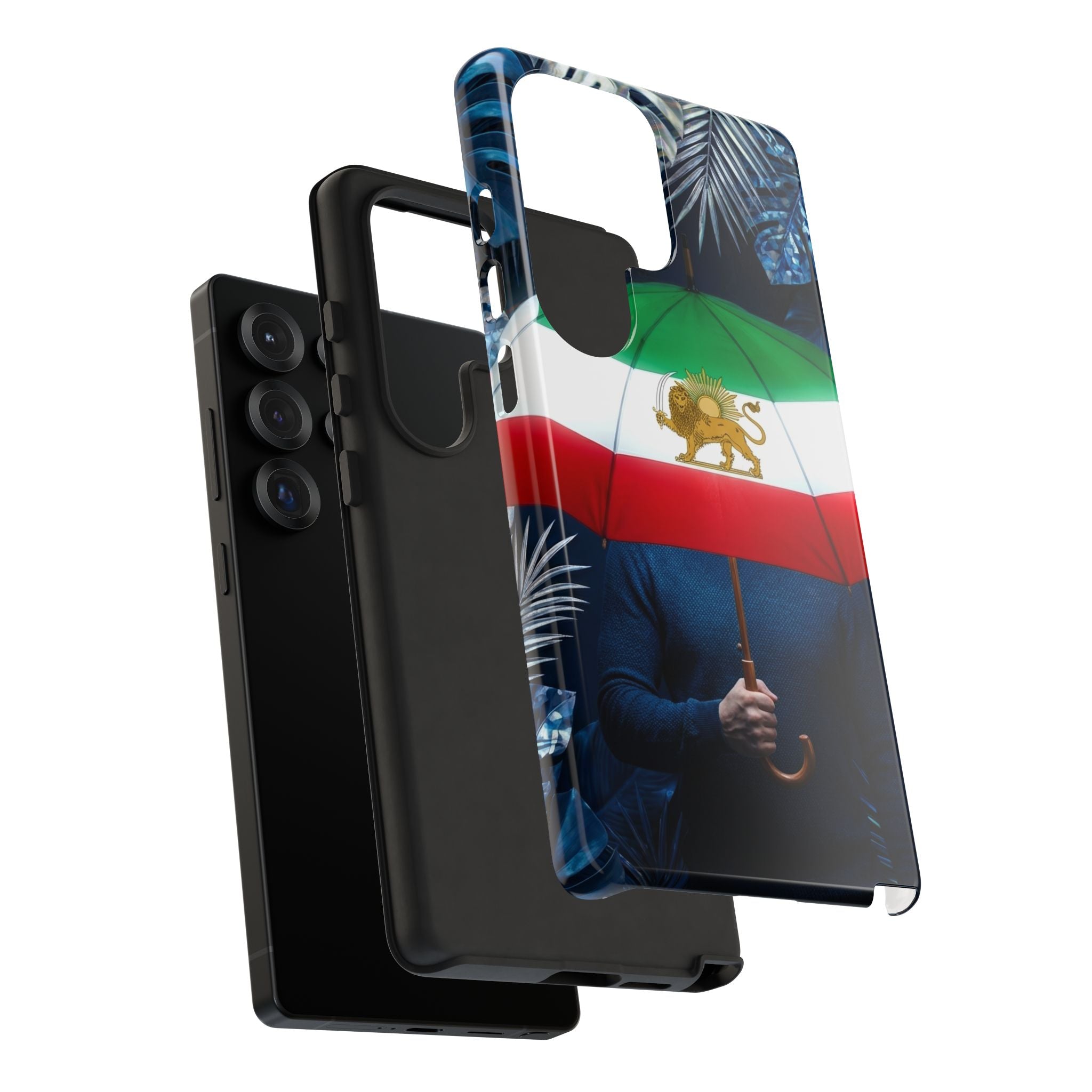 Iran Flag umbrella design phone Case