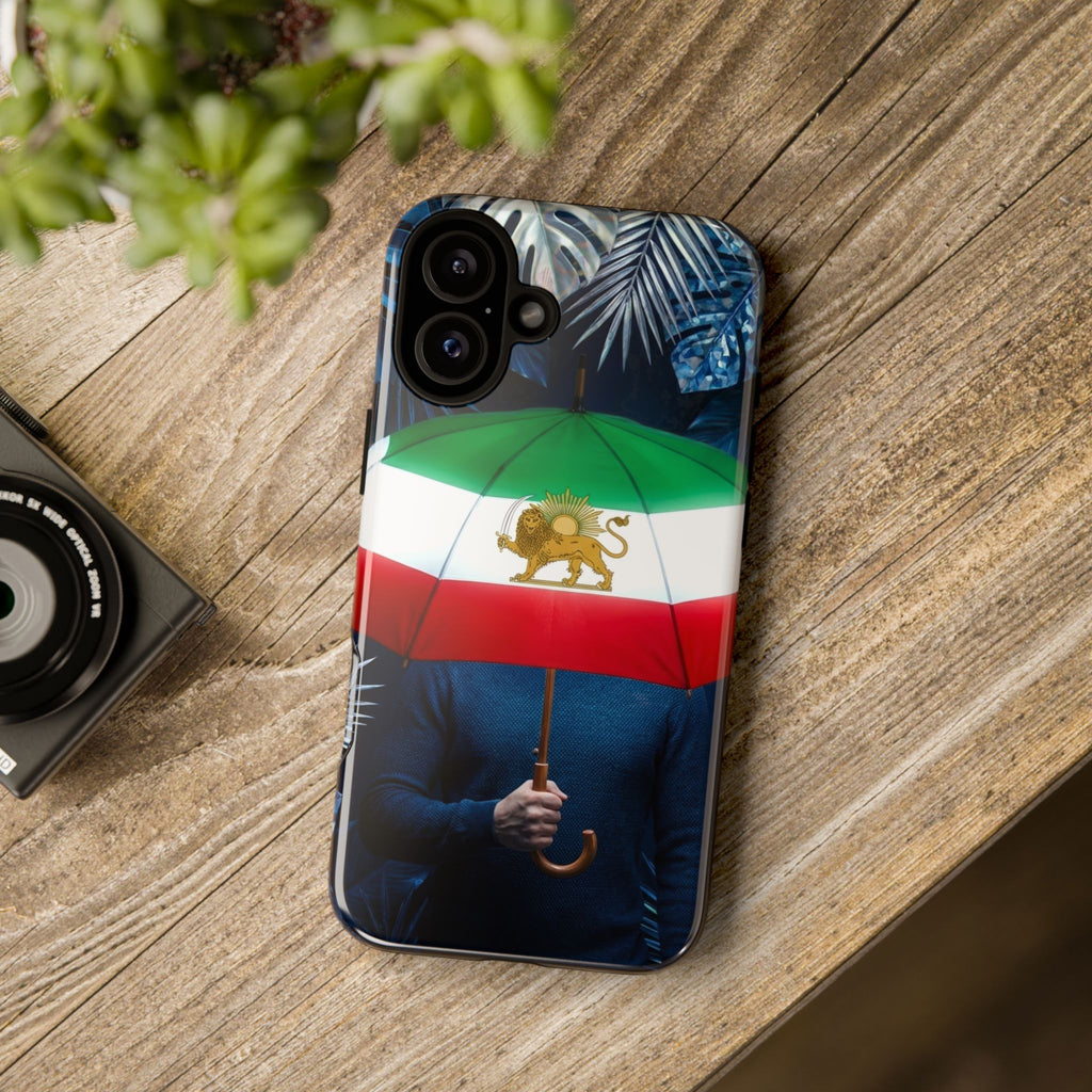 Iran Flag umbrella design phone Case