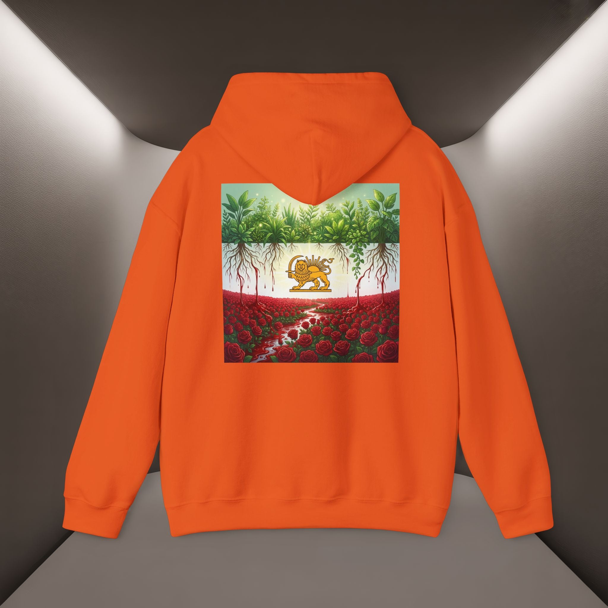 Persian Flag Conceptual Graphic, Unisex Hoodie