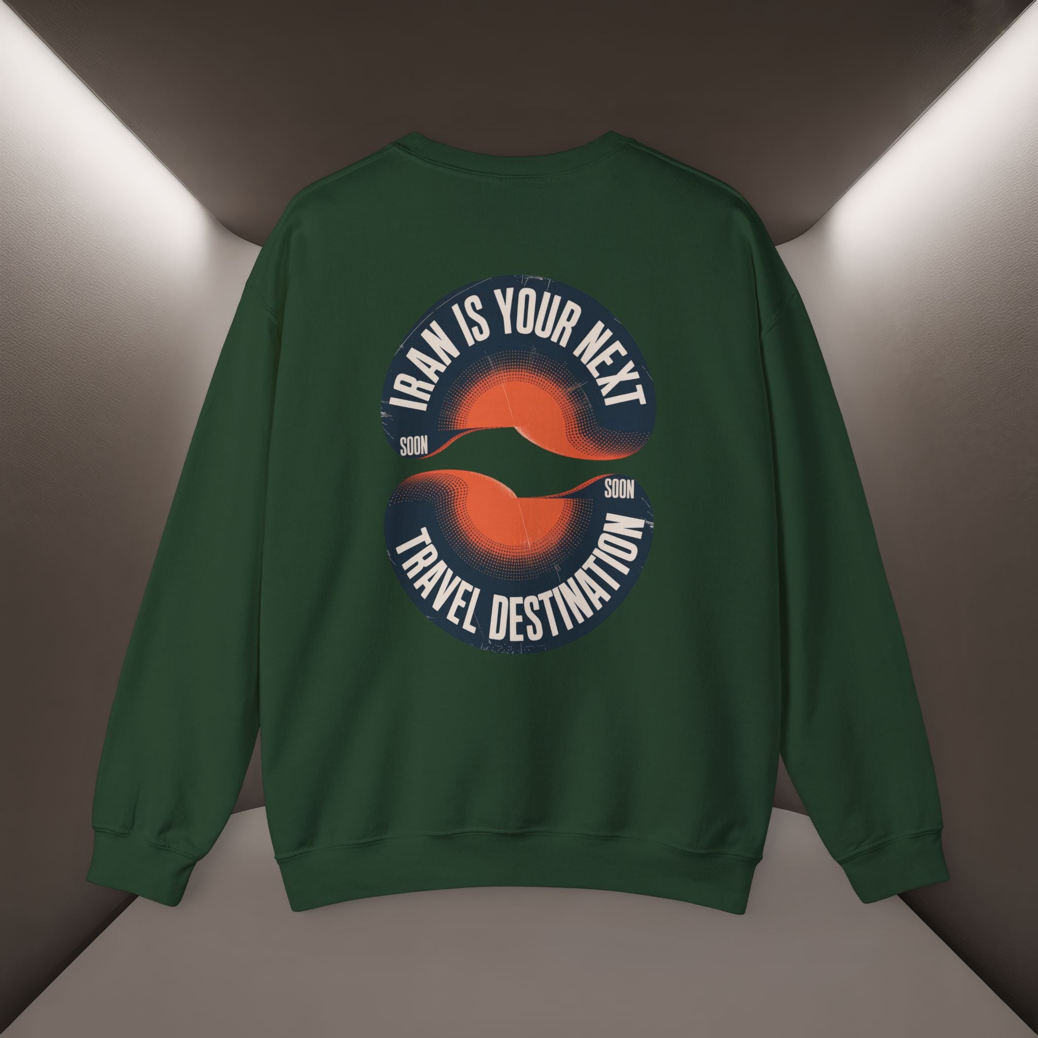 "Iran is your Next Travel Destination" Soon Sweatshirt " Javid Shah Design