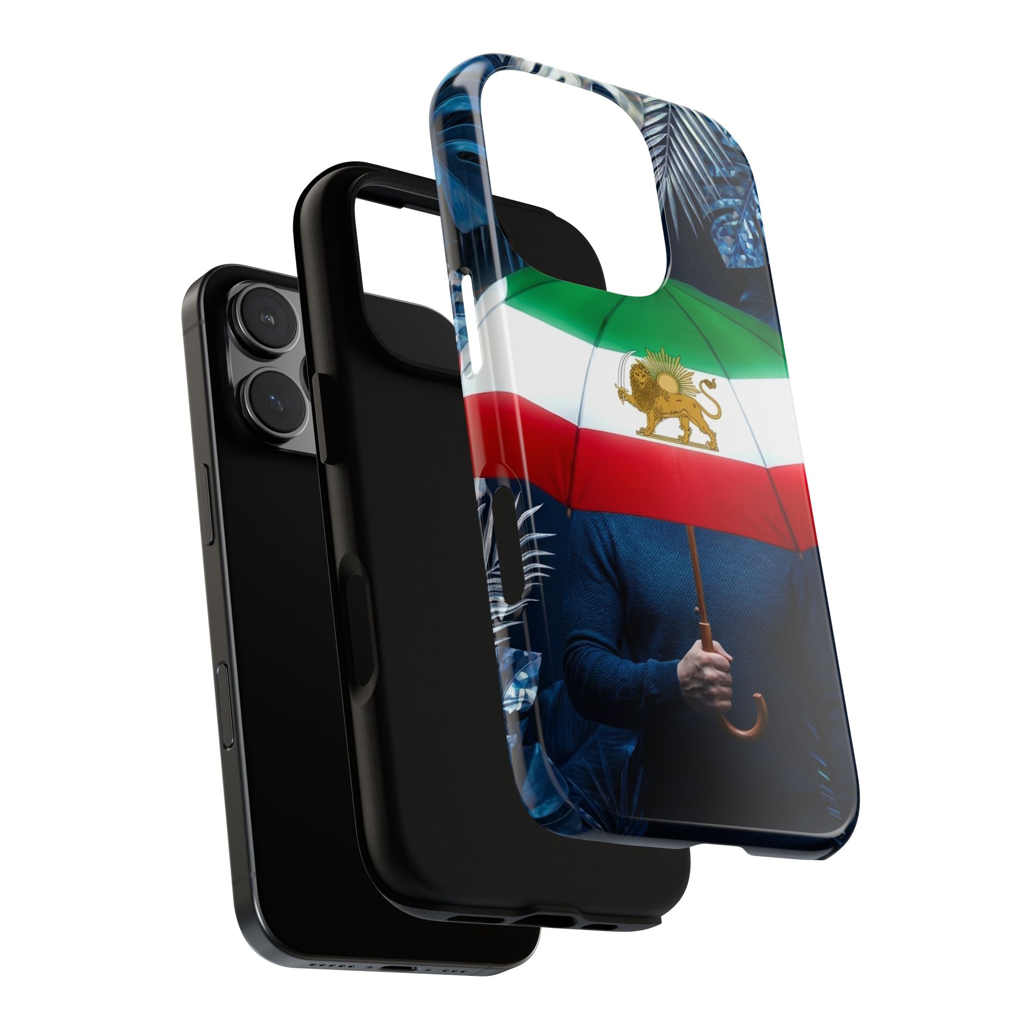 Iran Flag umbrella design phone Case