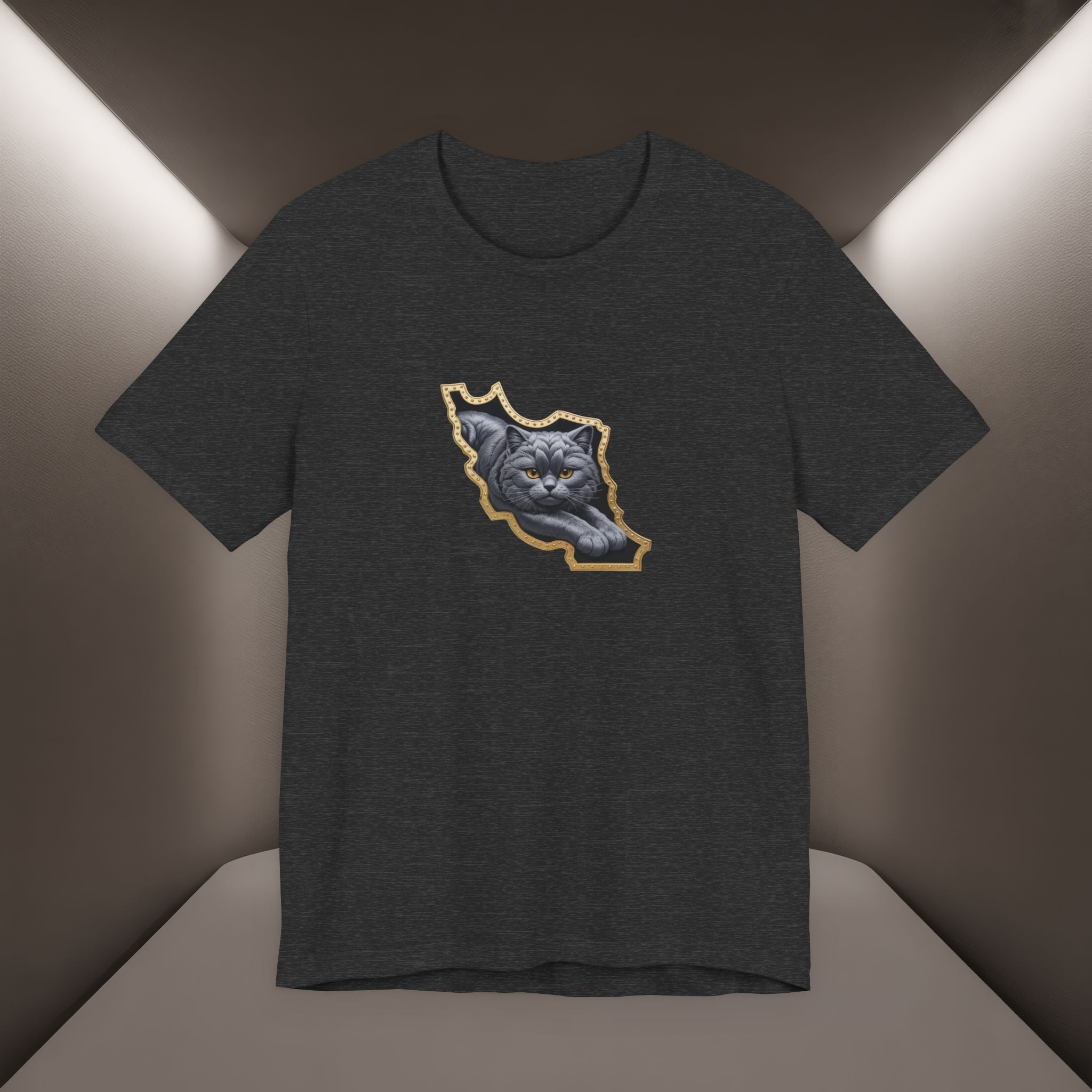 Persian Cat in a Persian Map Graphic design- unisex T-shirt- Premium quality