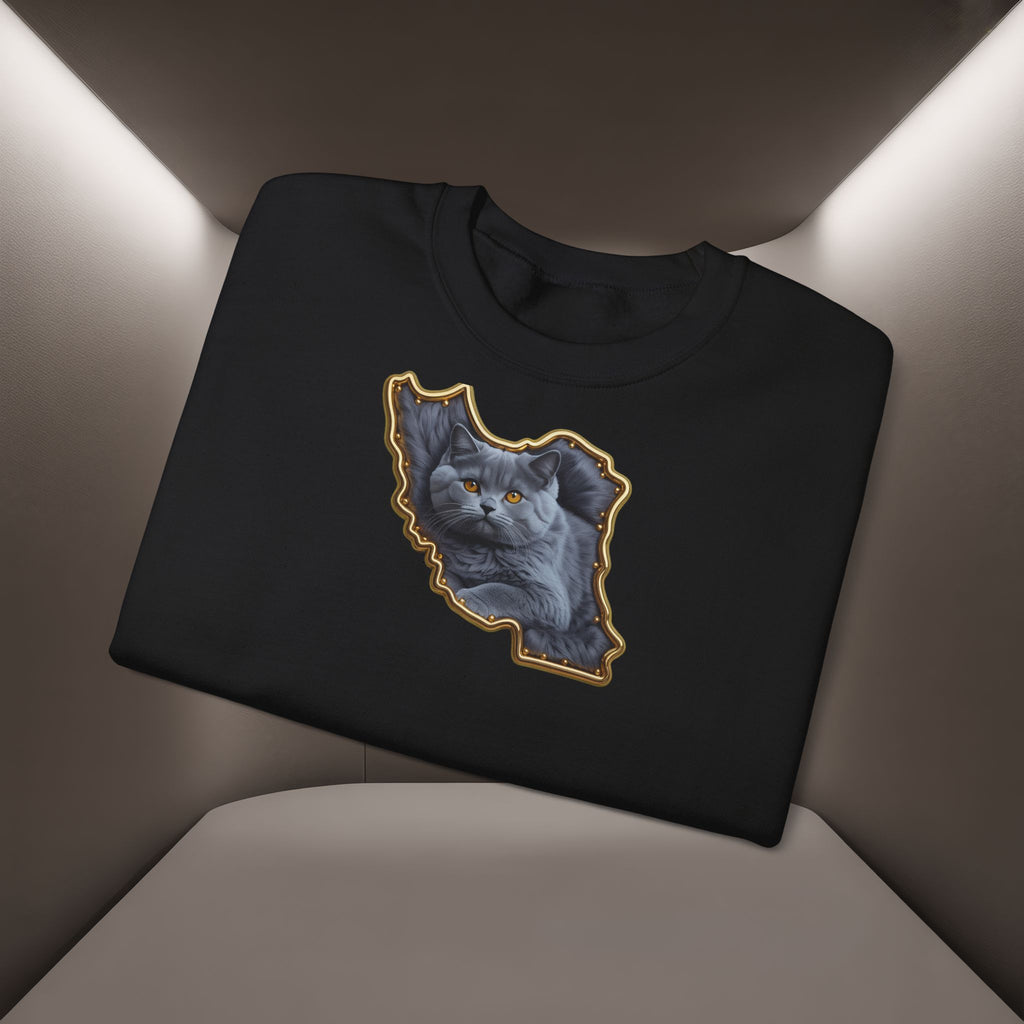 Persian cat & Persian Map Graphic Design Unisex Sweatshirt — Premium quality