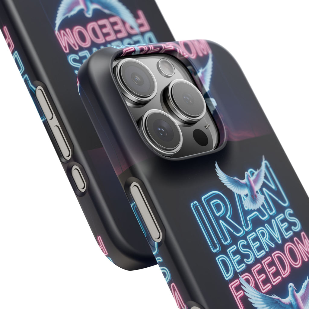 "Iran Deserves Freedom" Phone cases- For all models