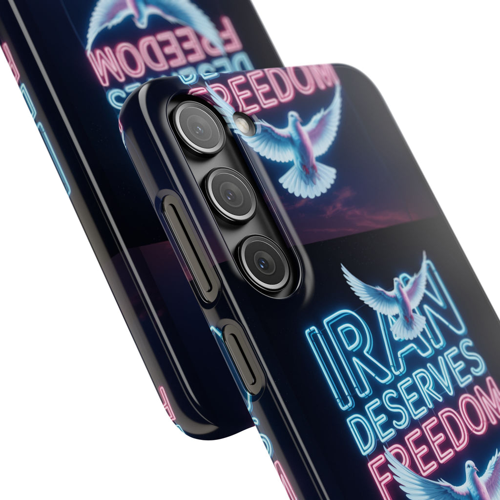 "Iran Deserves Freedom" Phone cases- For all models