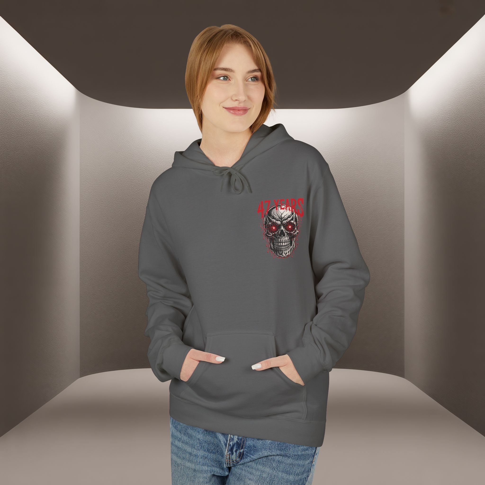 Be the Voice of execution in Iran Hoodie - 47 years Skull Hoodie