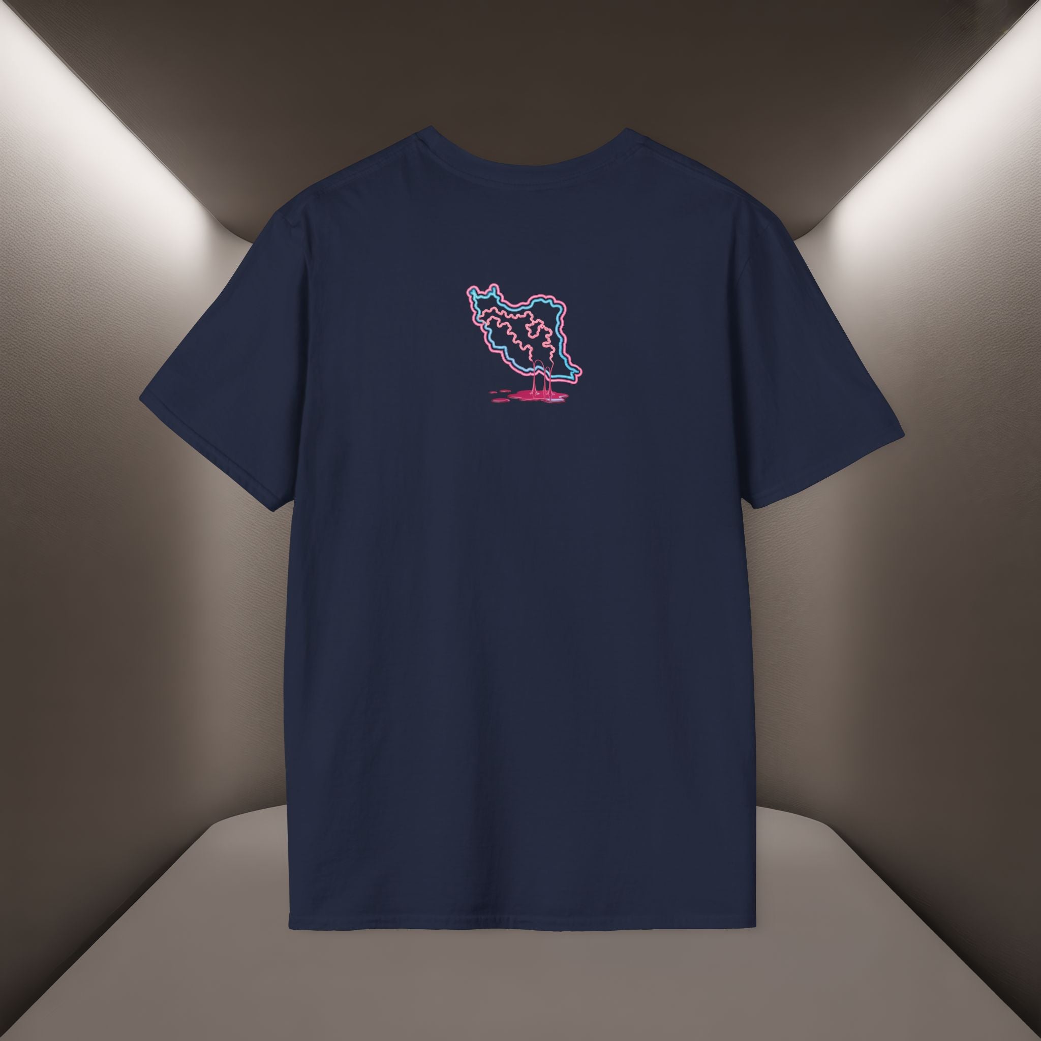 Free Iran T-Shirt — Neon design, Premium Quality