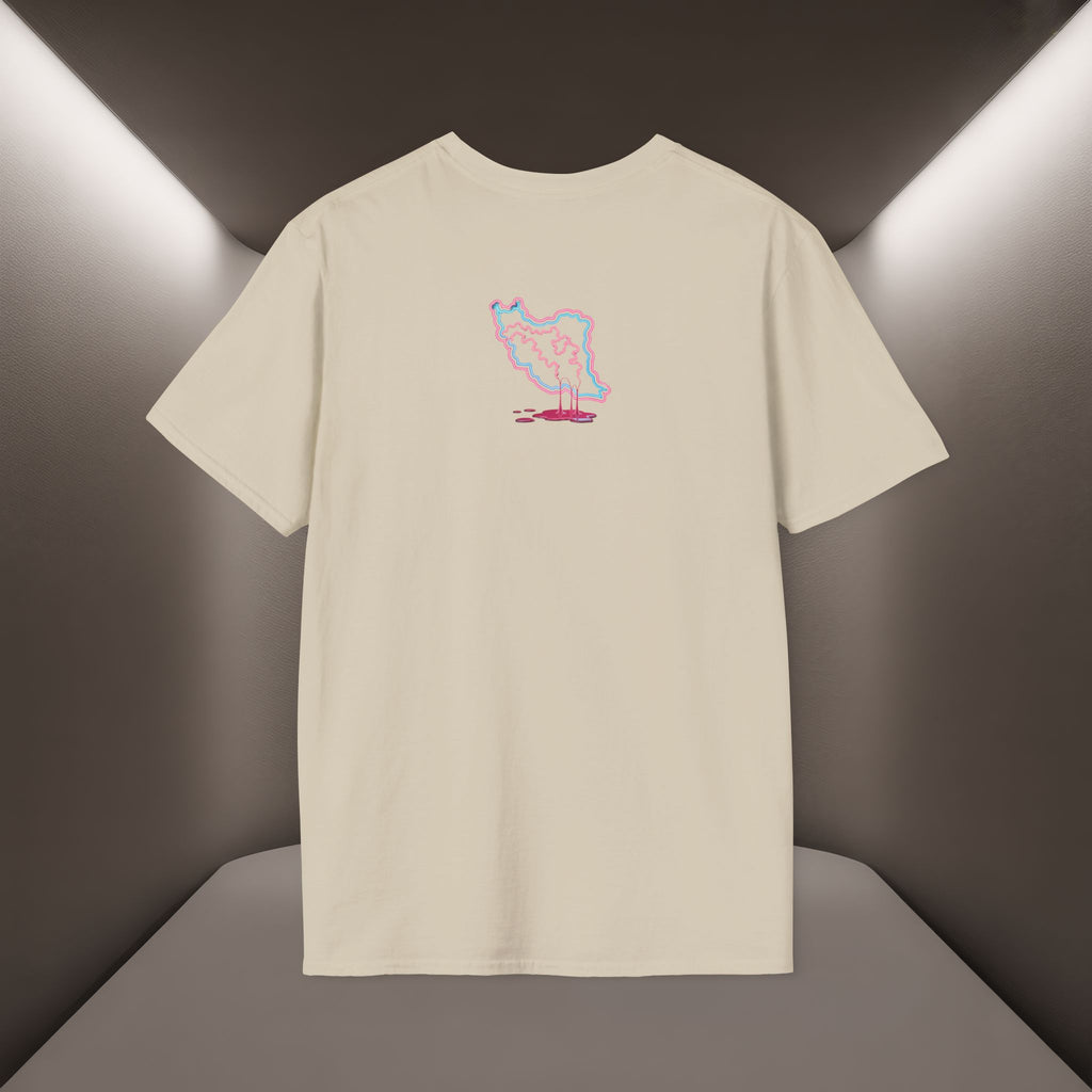 Free Iran T-Shirt — Neon design, Premium Quality