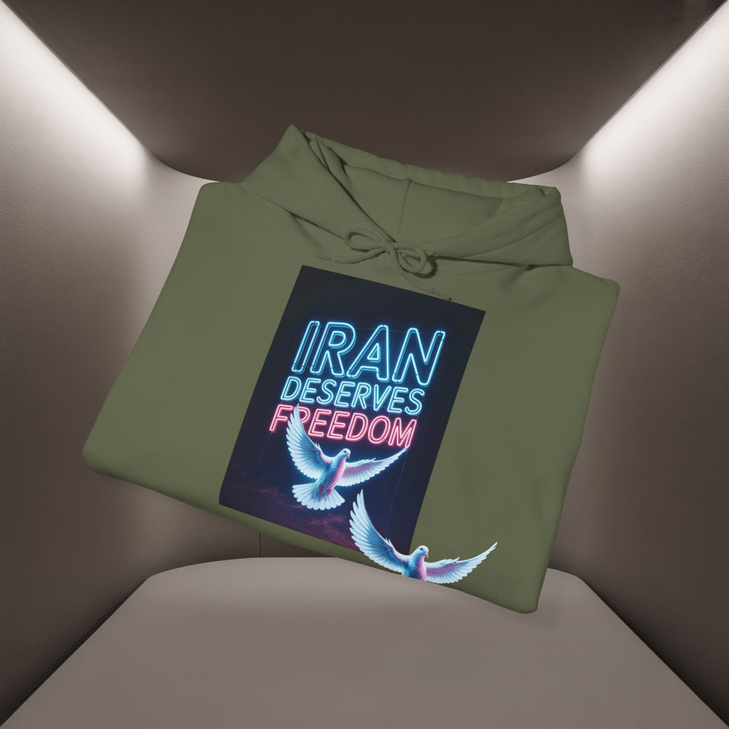 Iran deserves freedom Unisex Hoodie — Iran hoodie - Persian Vibey