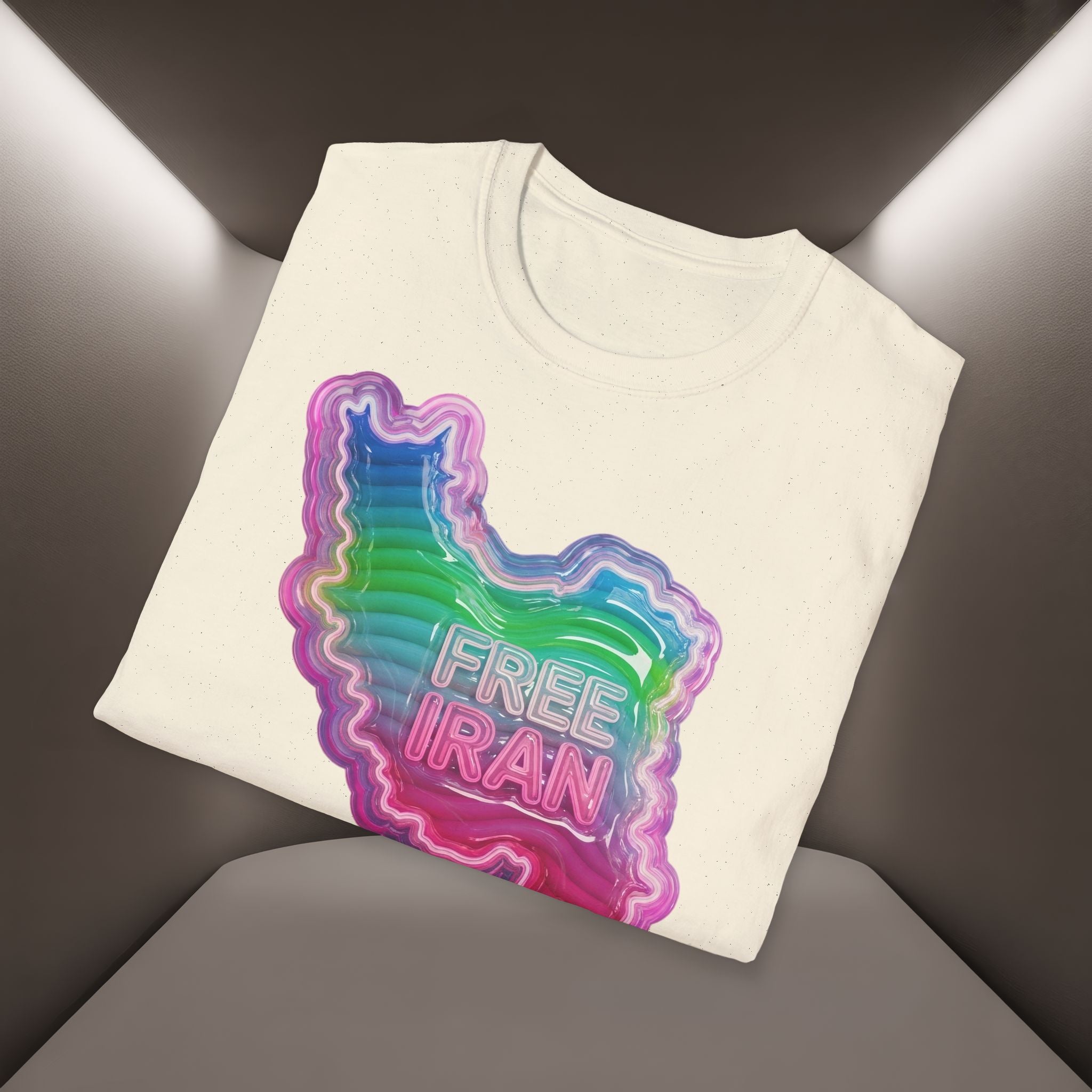 Free Iran Digital art design T-Shirt, Premium Quality