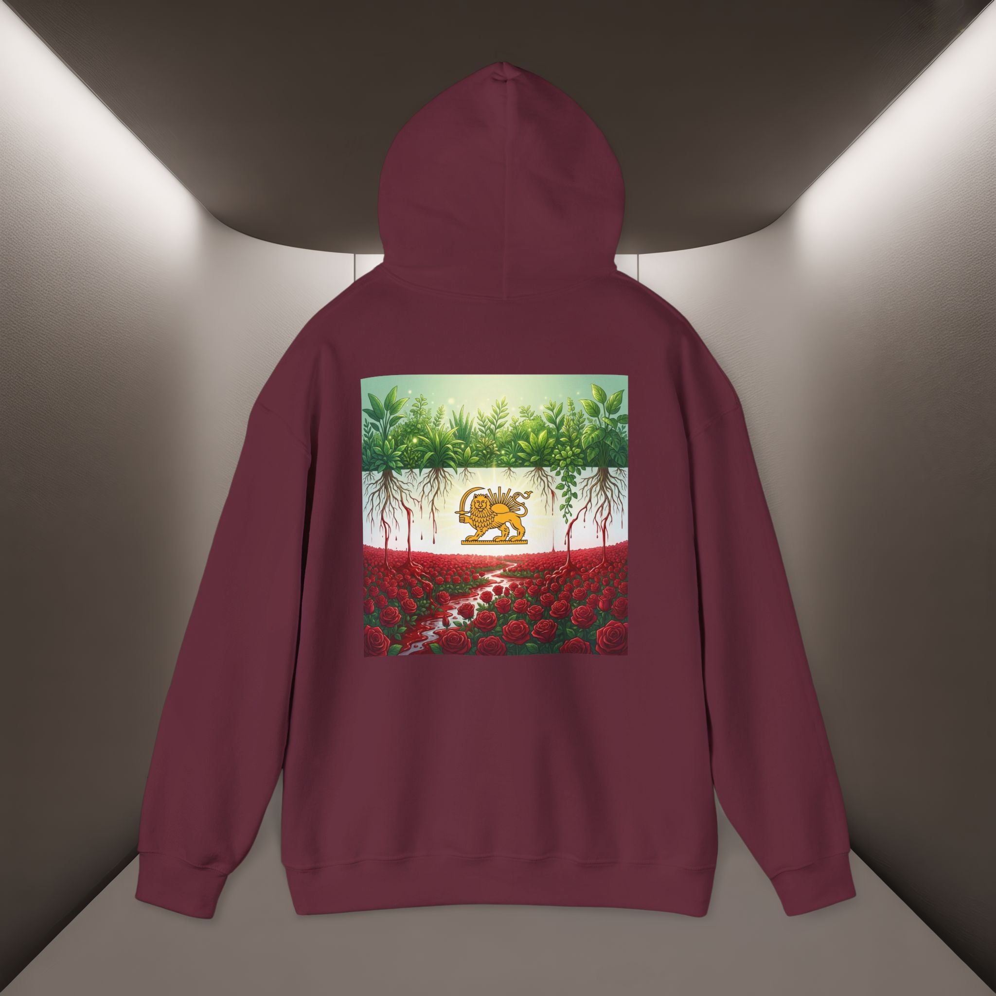 Persian Flag Conceptual Graphic, Unisex Hoodie