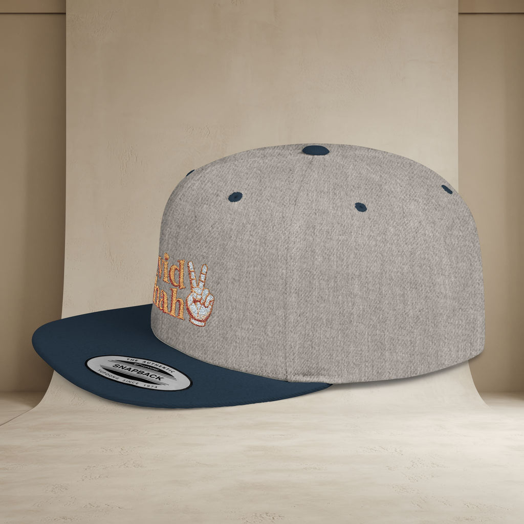 Javid Shah Embroidered Snapback Hat — (GoldoOzi)