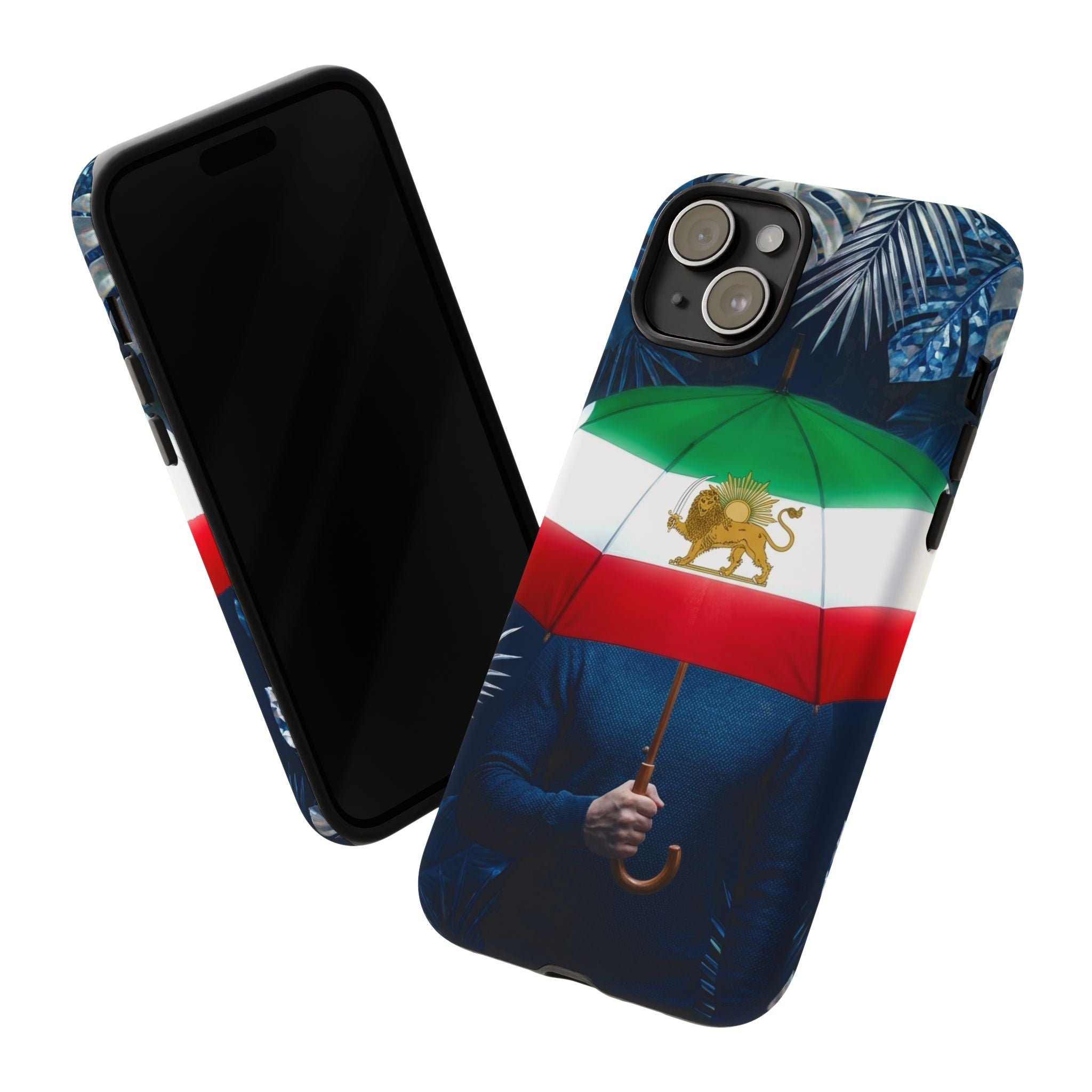 Iran Flag umbrella design phone Case