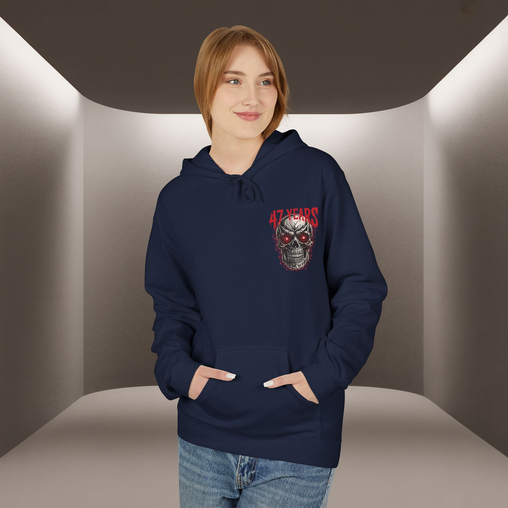 Be the Voice of execution in Iran Hoodie - 47 years Skull Hoodie
