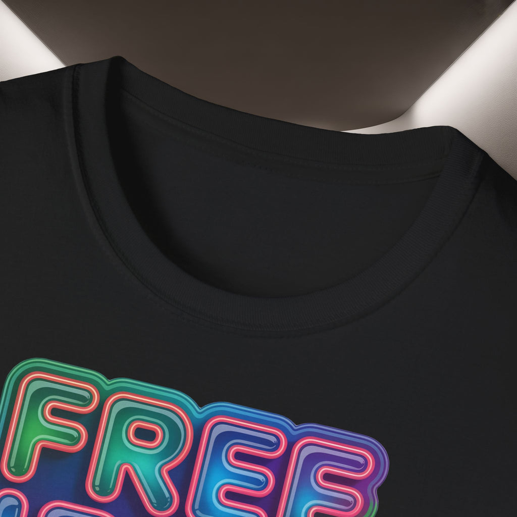 Free Iran T-Shirt — Neon Style, Premium Quality