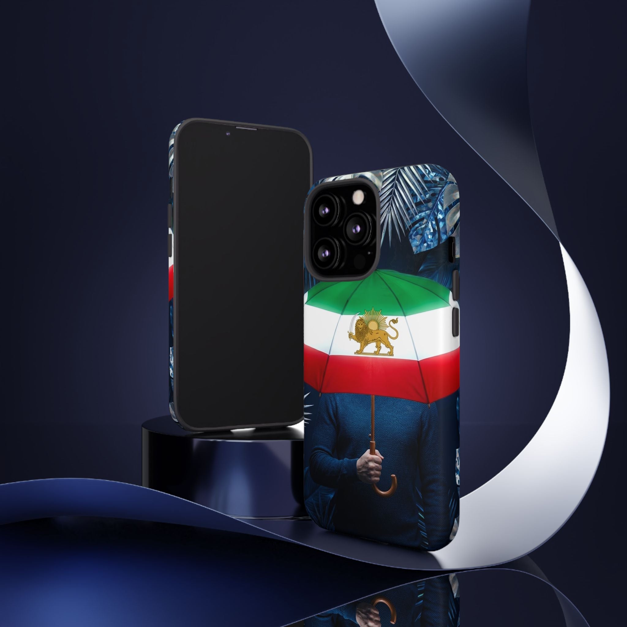 Iran Flag umbrella design phone Case
