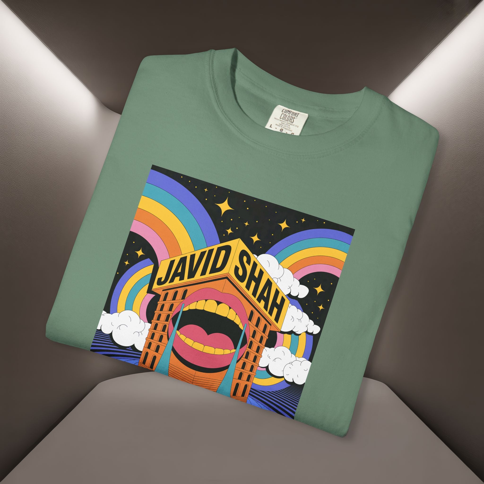 Javid Shah Unisex Garment-Dyed T-shirt