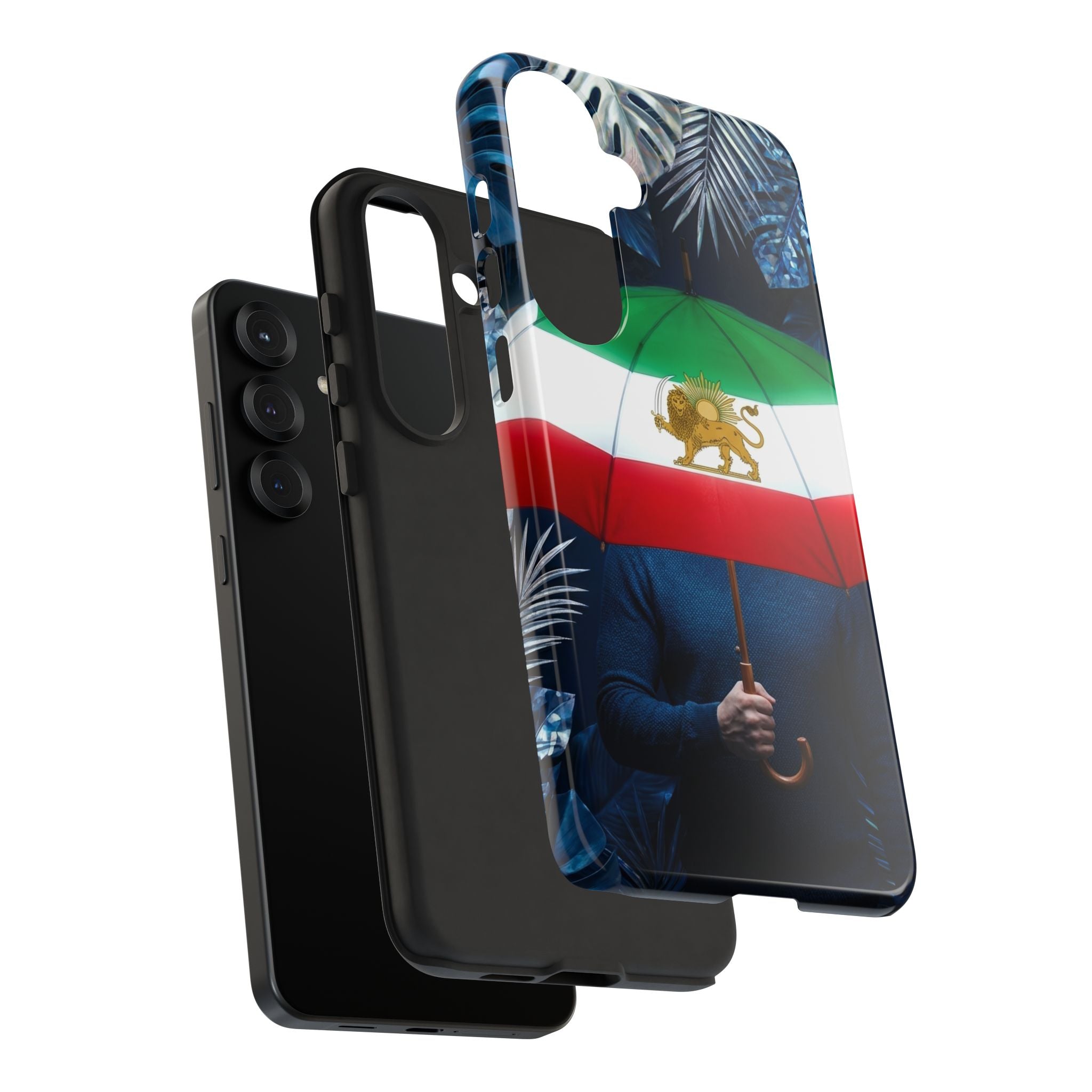 Iran Flag umbrella design phone Case