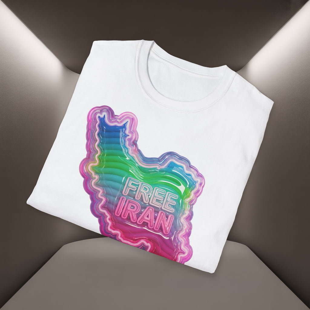 Free Iran Digital art design T-Shirt, Premium Quality
