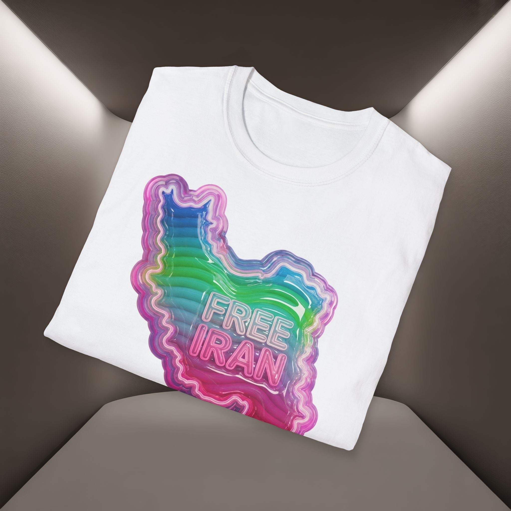 Free Iran Digital art design T-Shirt, Premium Quality