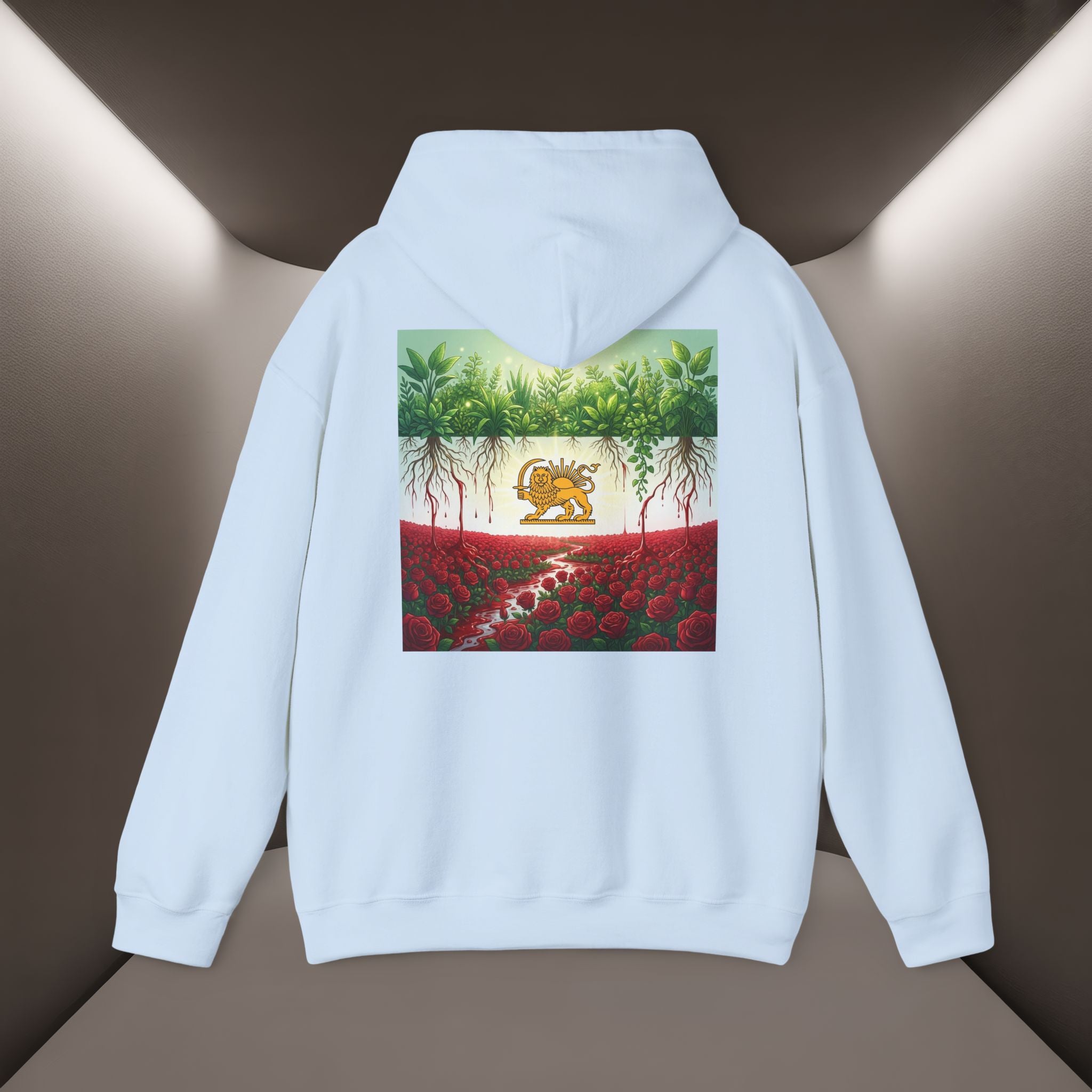 Persian Flag Conceptual Graphic, Unisex Hoodie
