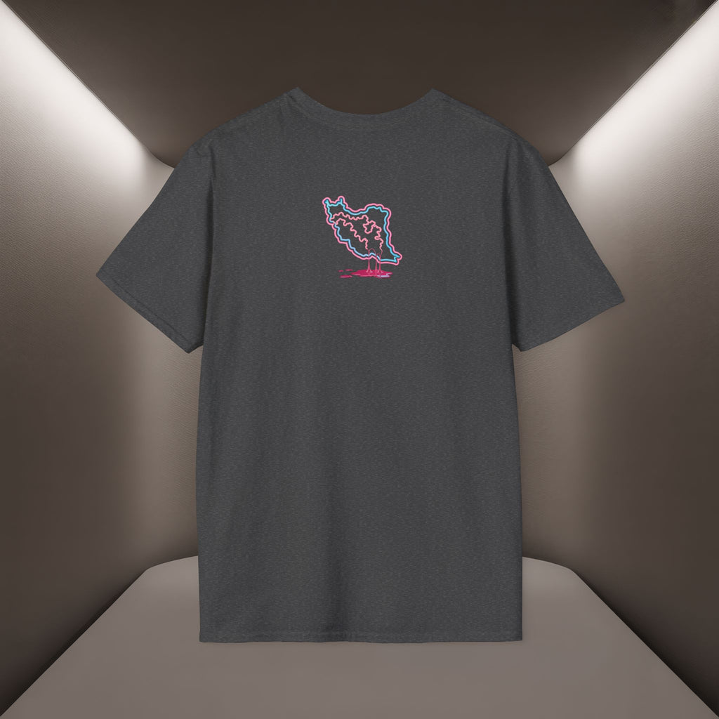 Free Iran T-Shirt — Neon design, Premium Quality