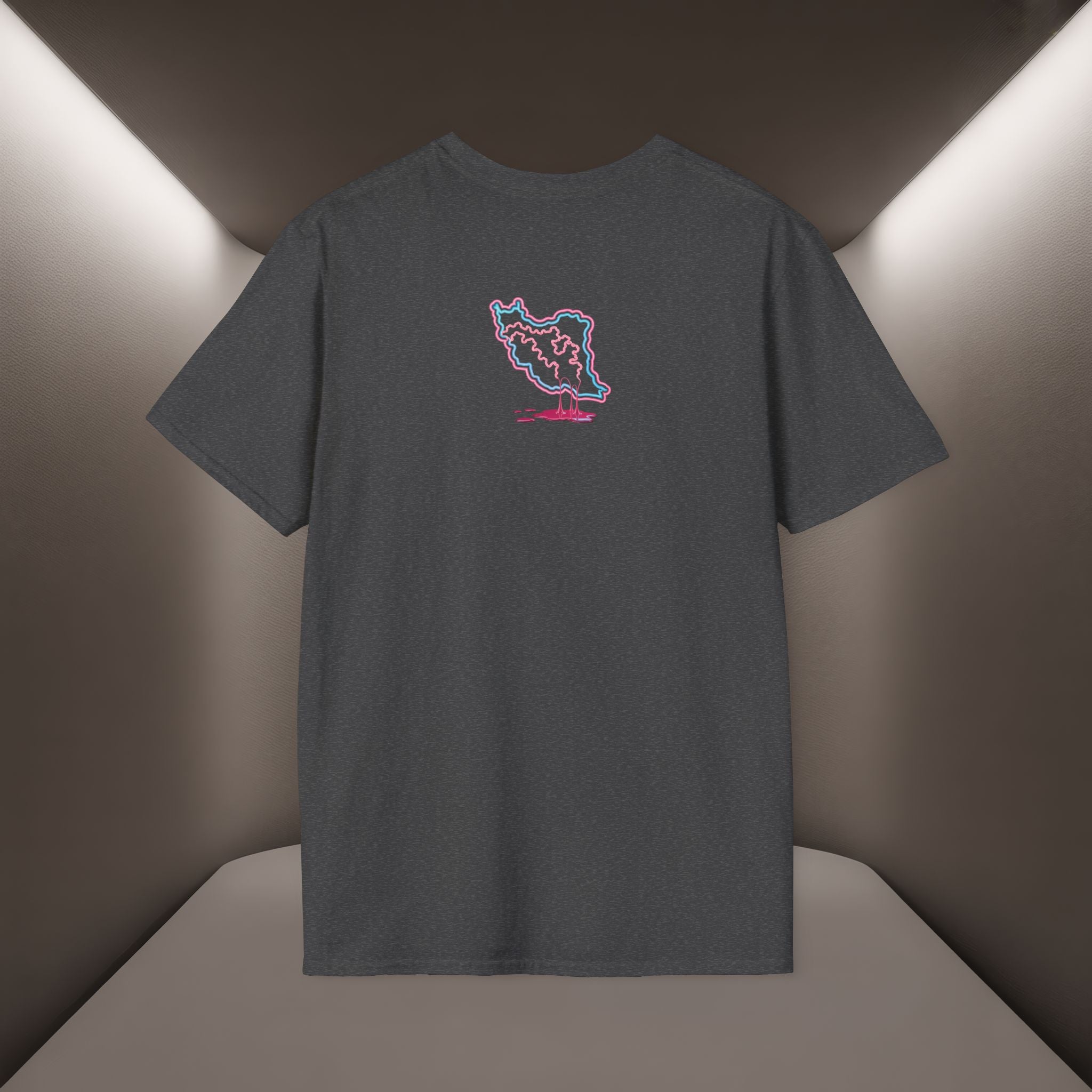 Free Iran T-Shirt — Neon design, Premium Quality