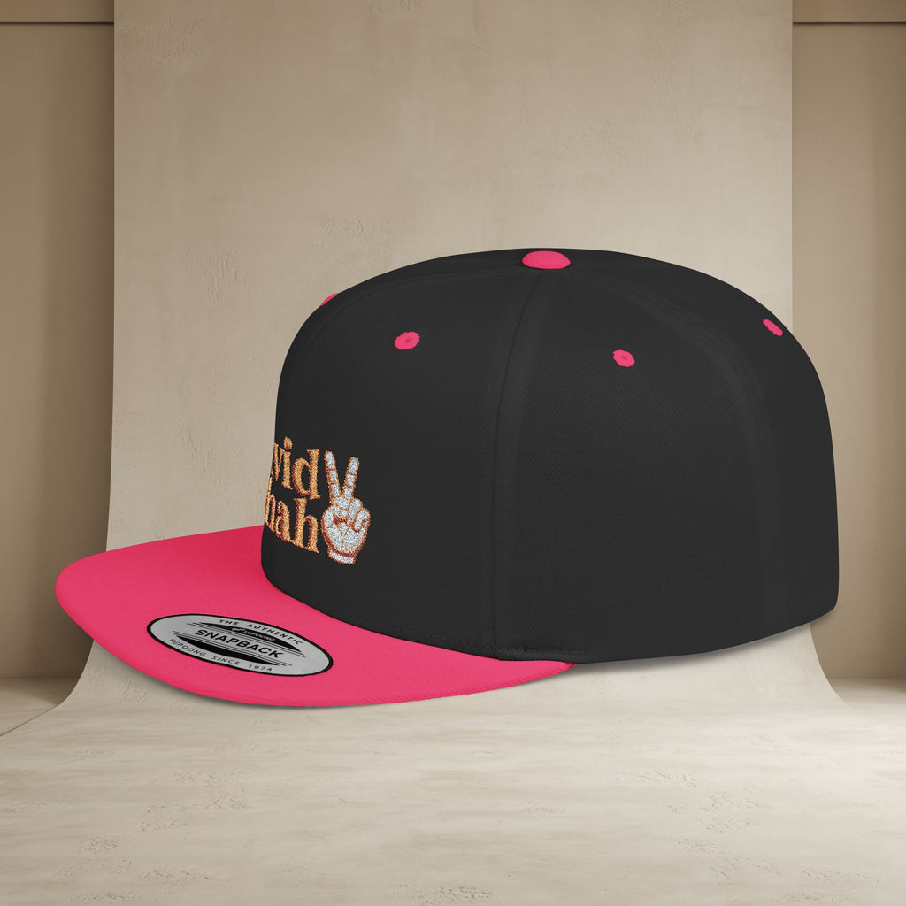 Javid Shah Embroidered Snapback Hat — (GoldoOzi)