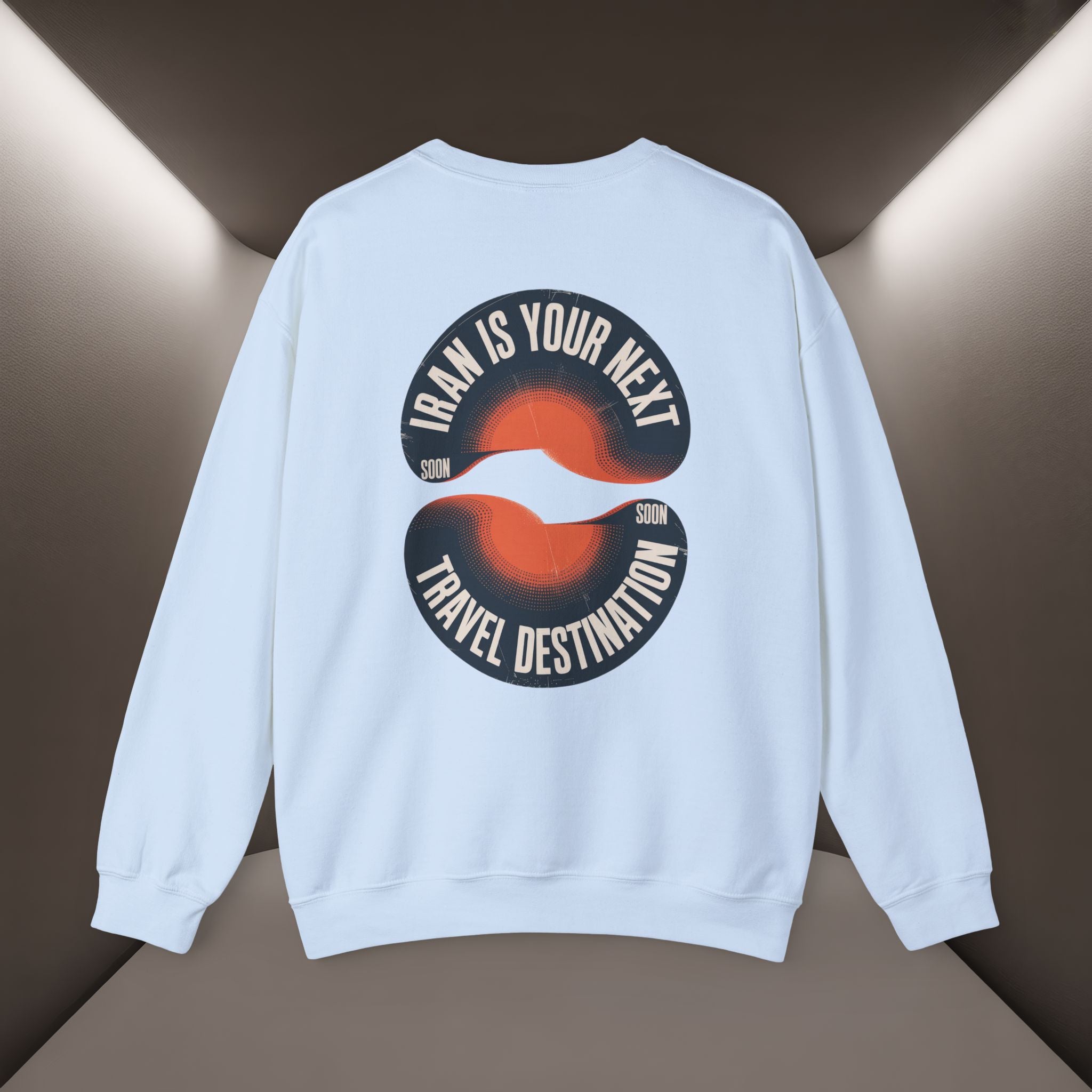 "Iran is your Next Travel Destination" Soon Sweatshirt " Javid Shah Design