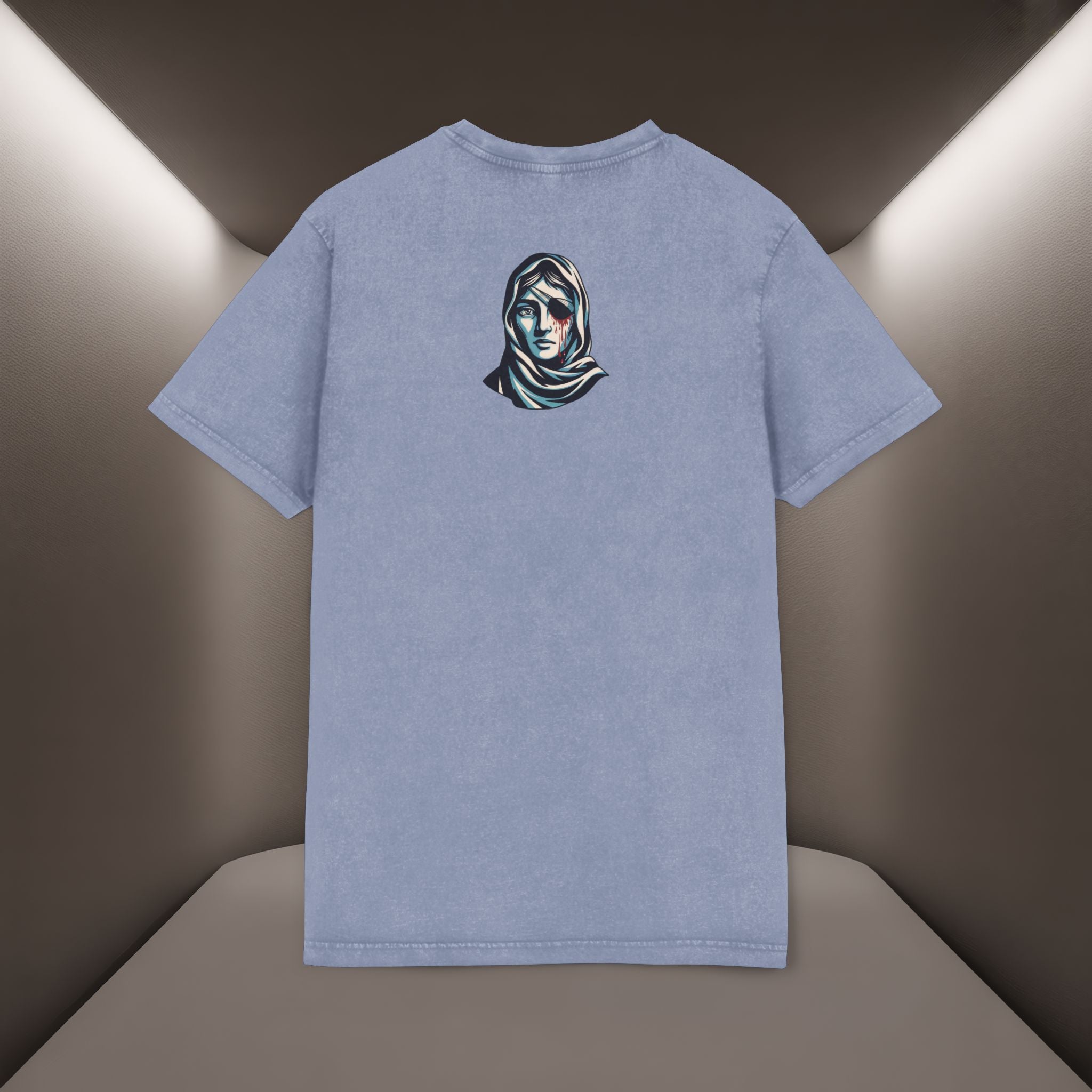 Iran's map Conceptual tshirt- Acid Wash Tee