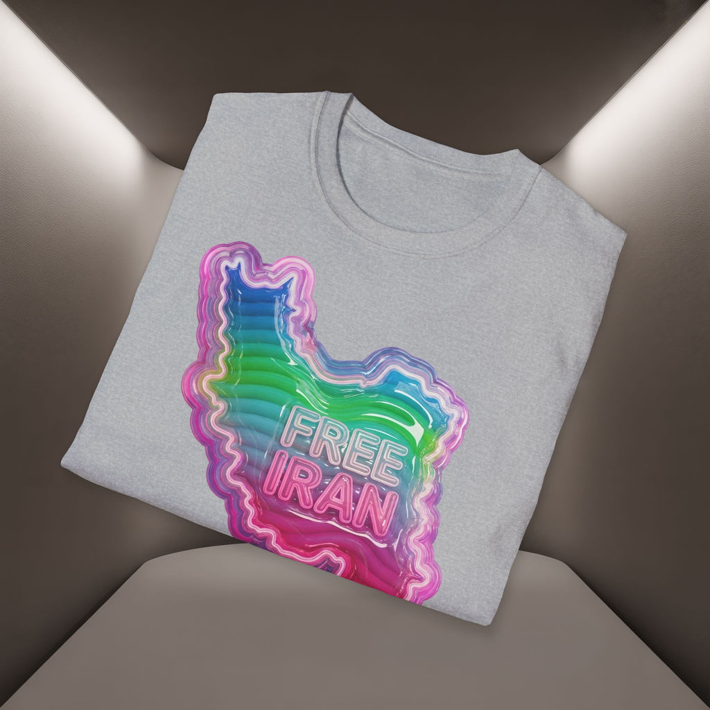 Free Iran Digital art design T-Shirt, Premium Quality