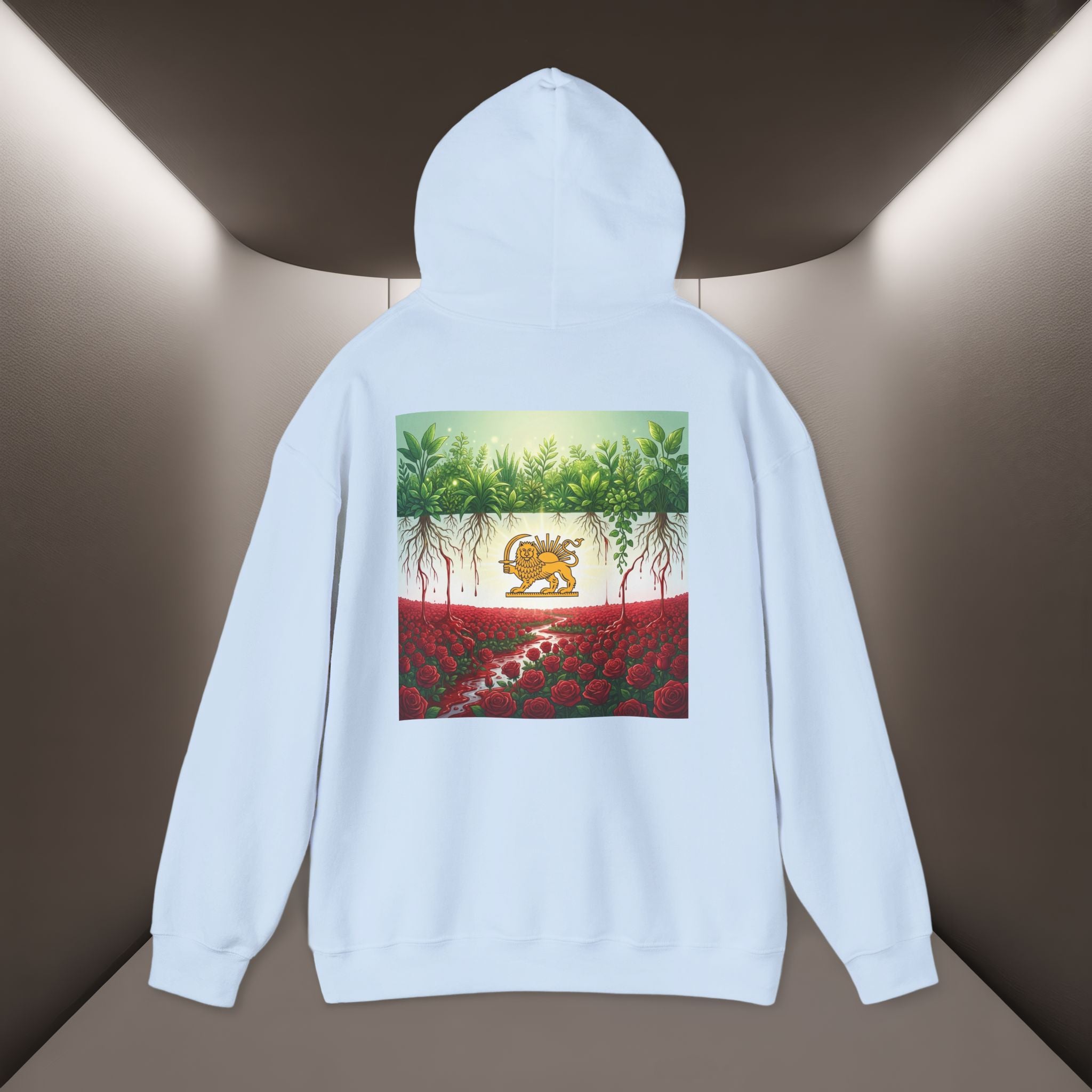 Persian Flag Conceptual Graphic, Unisex Hoodie