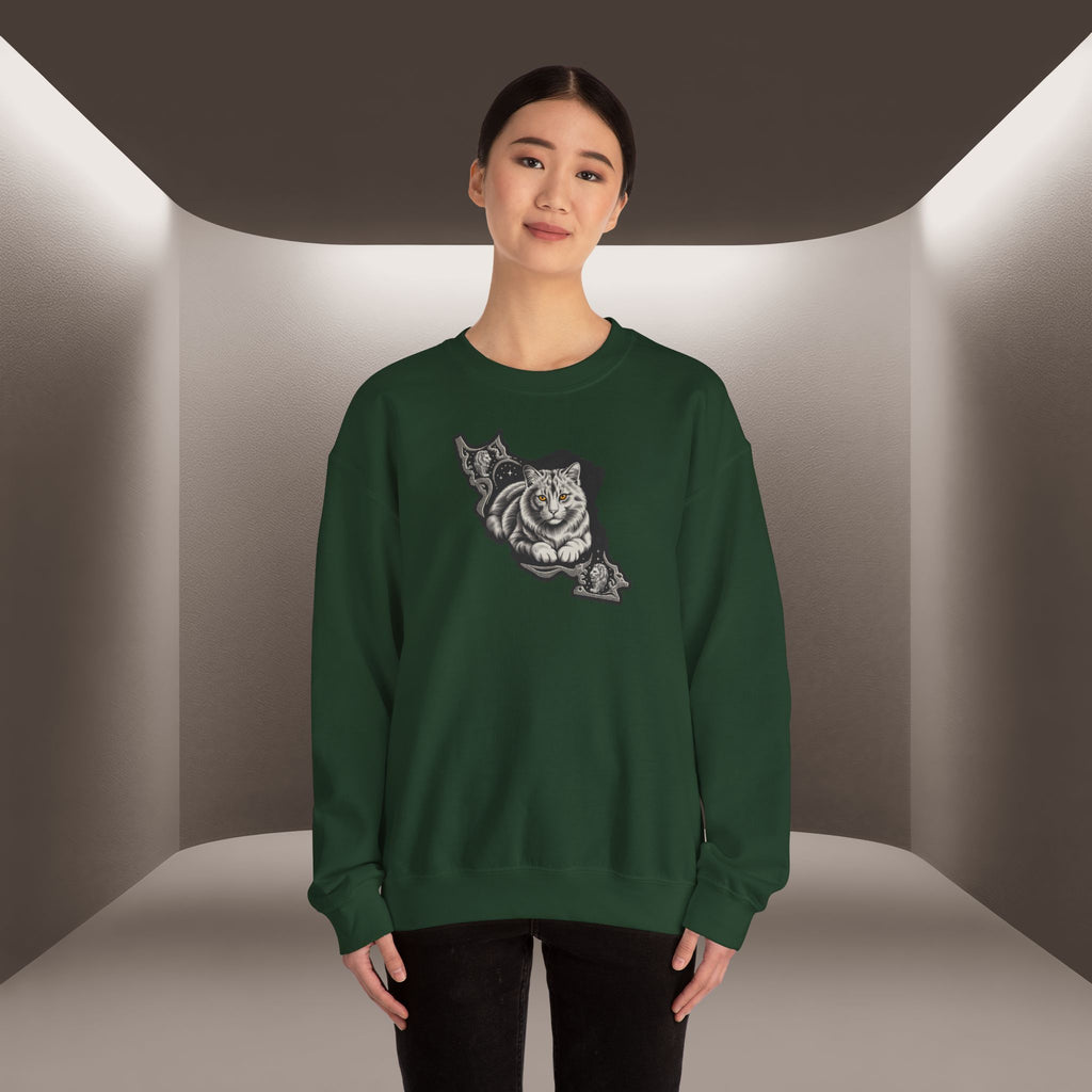 Persian Cat in a Persian Map design- unisex sweatshirt- Premium quality