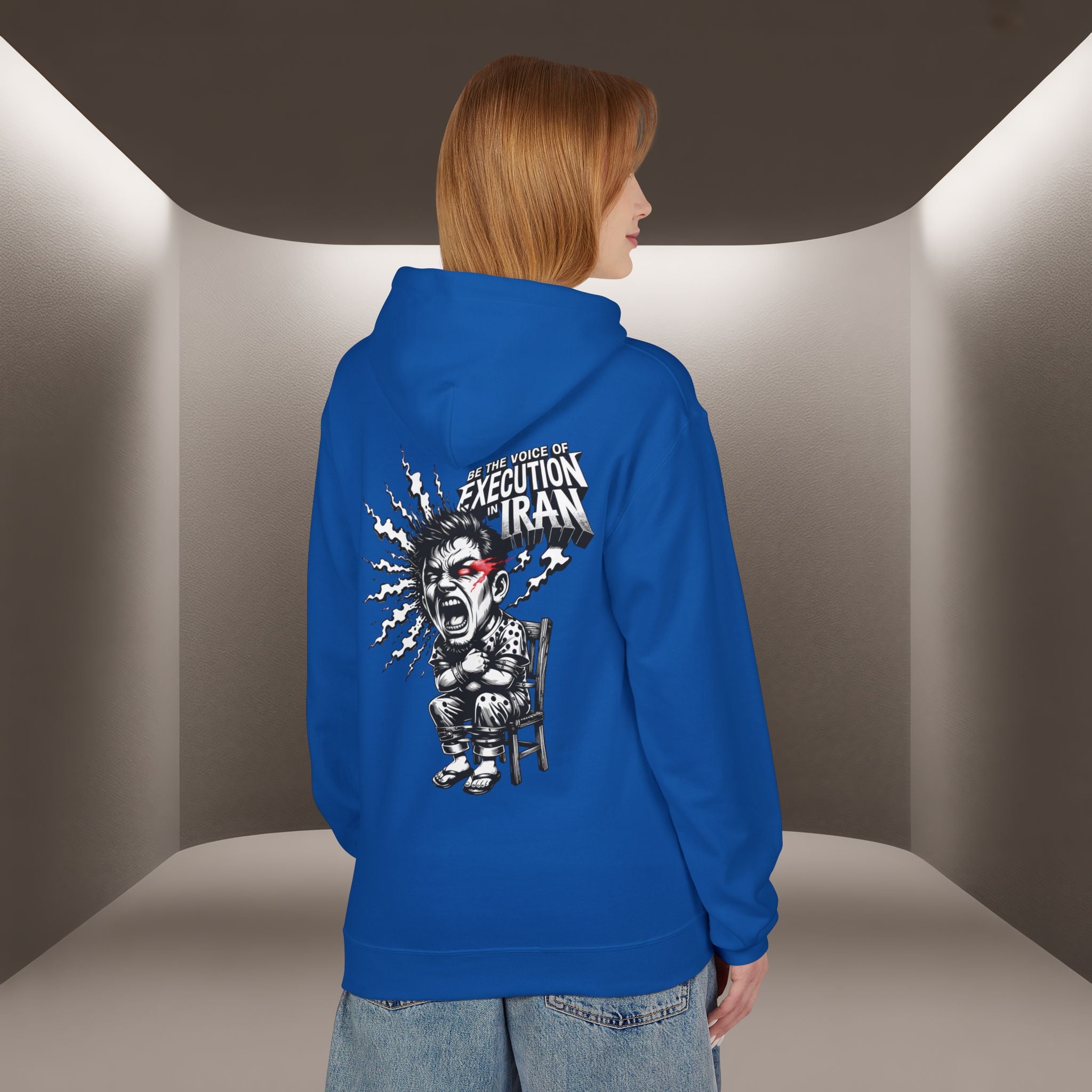 Be the Voice of execution in Iran Hoodie - 47 years Skull Hoodie