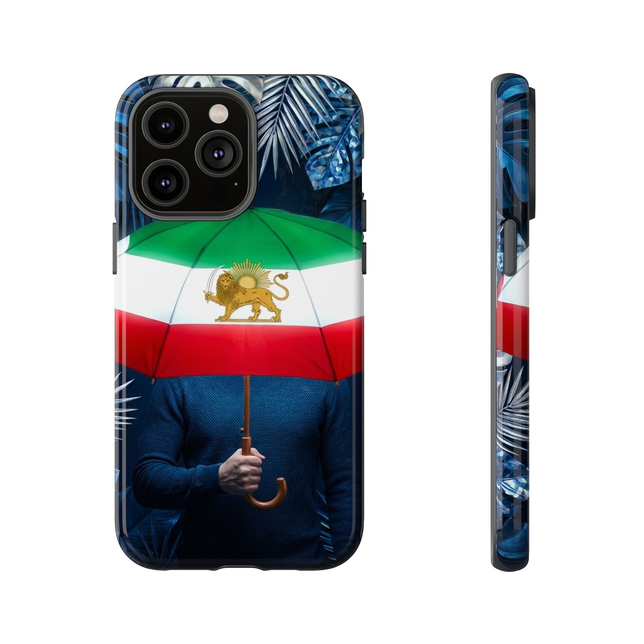 Iran Flag umbrella design phone Case