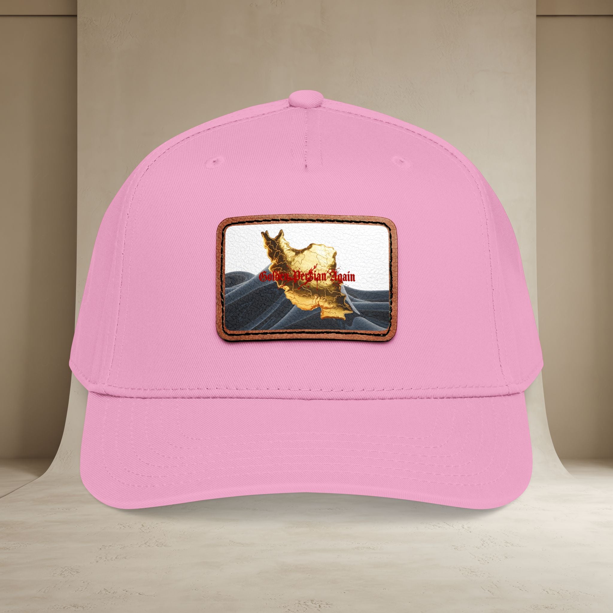 Golden Persian again Map Baseball Cap, Unisex