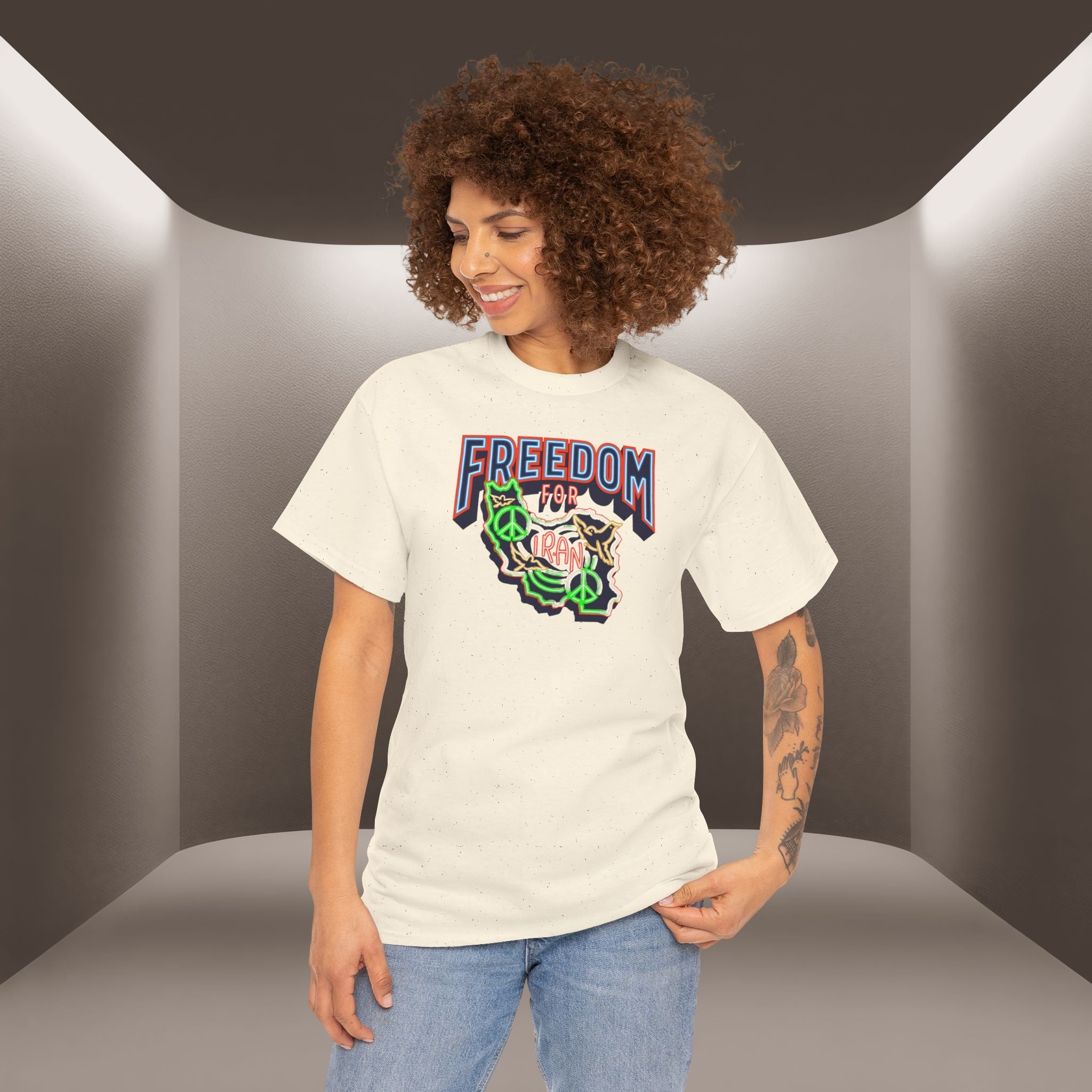 Freedom for Iran T‑Shirt — Unique design- Premium Quality Tee