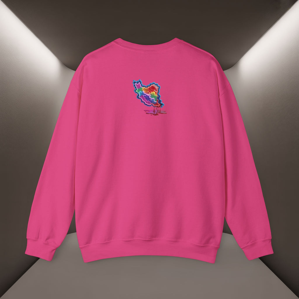 Skull in Iran's map shape Sweatshirt-Unisex, Premium Quality