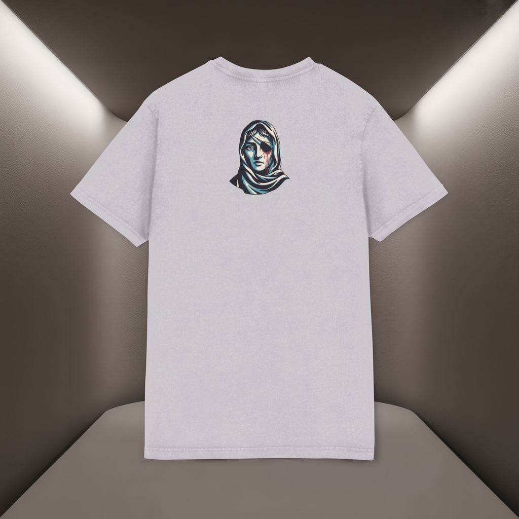 Iran's map Conceptual tshirt- Acid Wash Tee