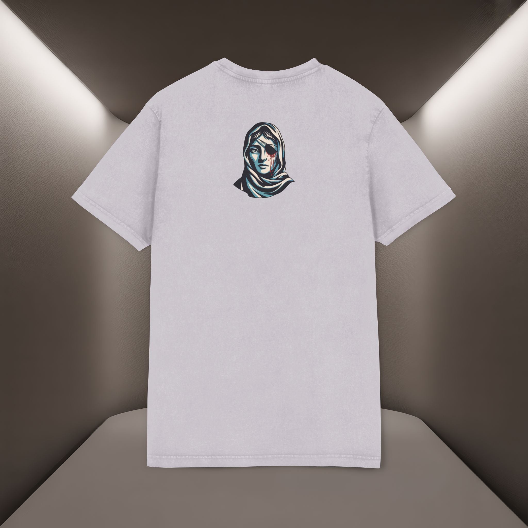 Iran's map Conceptual tshirt- Acid Wash Tee