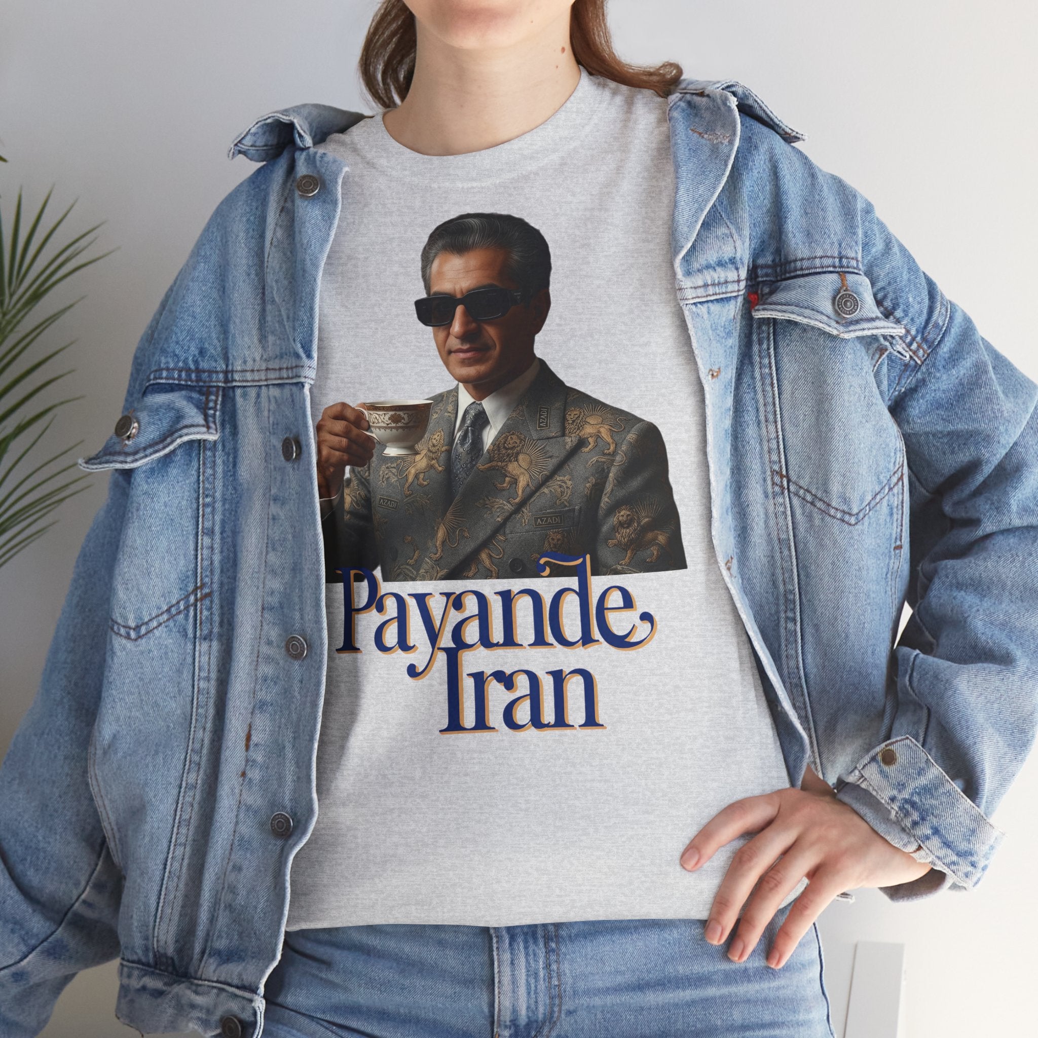 T-Shirt — "Payande Iran" Retro Style Tehran Nostalgia Tee