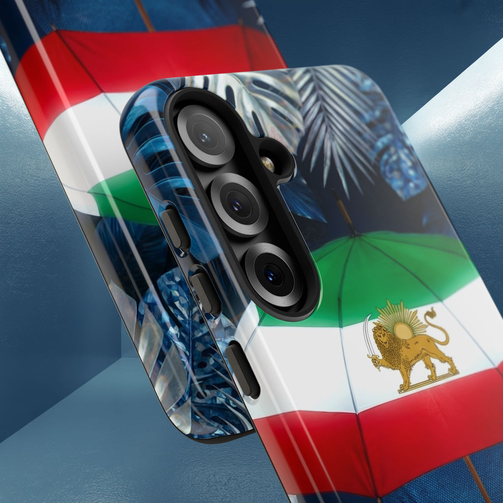 Iran Flag umbrella design phone Case