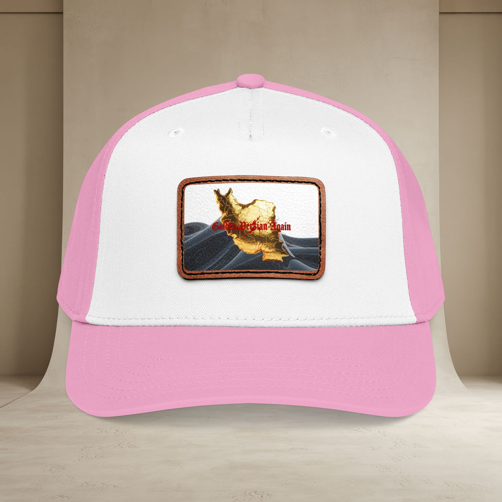 Golden Persian again Map Baseball Cap, Unisex