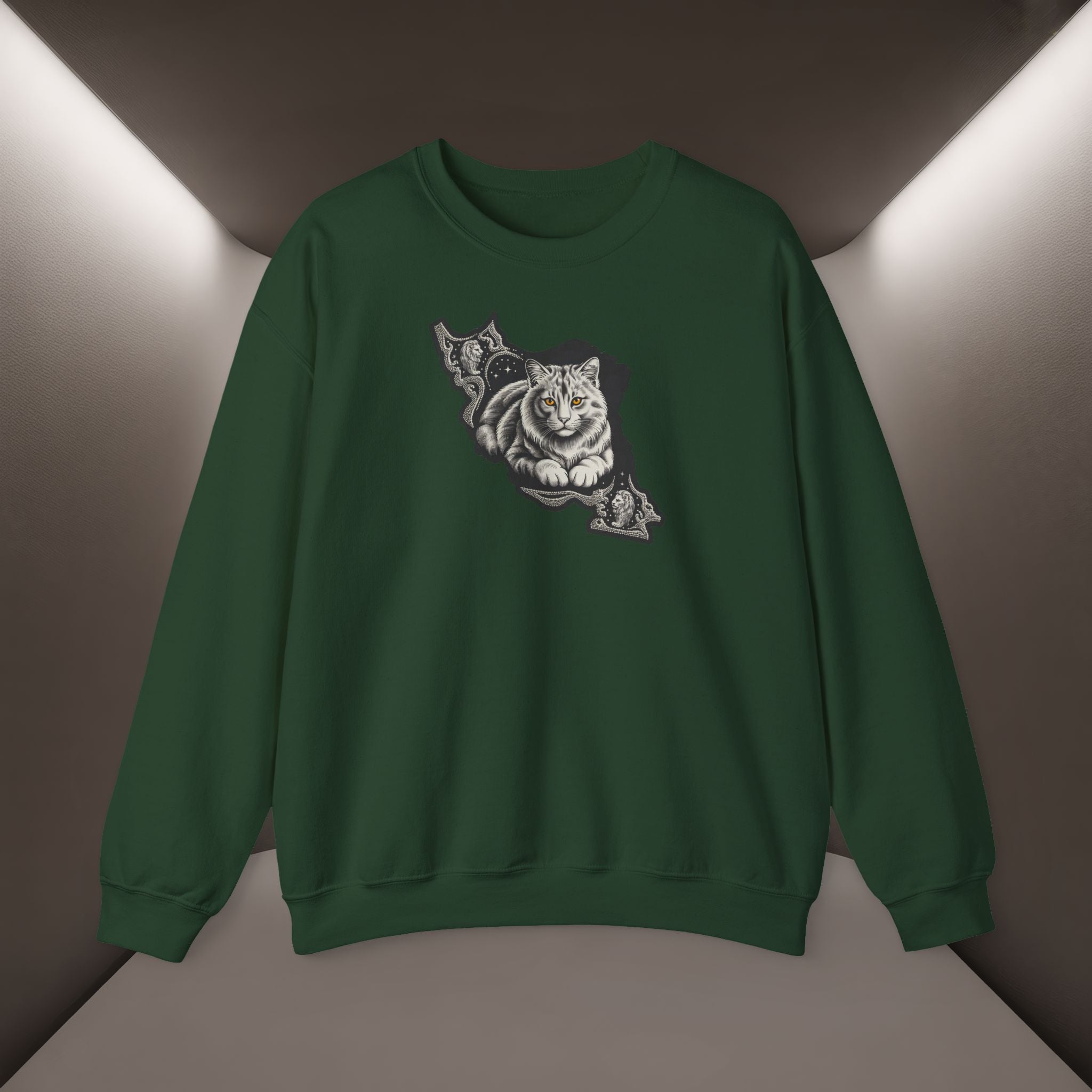 Persian Cat in a Persian Map design- unisex sweatshirt- Premium quality
